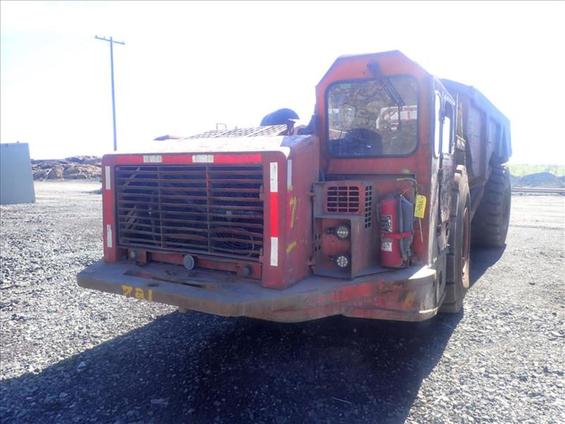 Sandvik underground haul truck, mod. Toro50, ser. no. T0050255 (2006), approx. 21941 hrs., diesel (