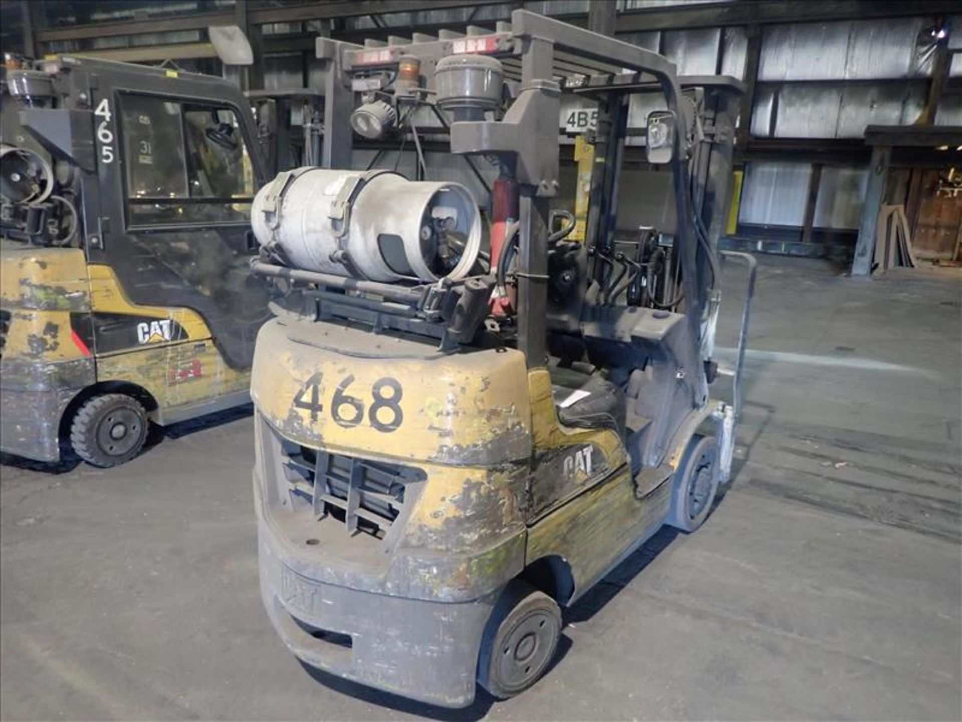 CAT forklift truck, mod. 2C5000, ser. no. N/A, N/A lbs cap., propane, 2-stage mast, side-shift, hour - Image 2 of 4