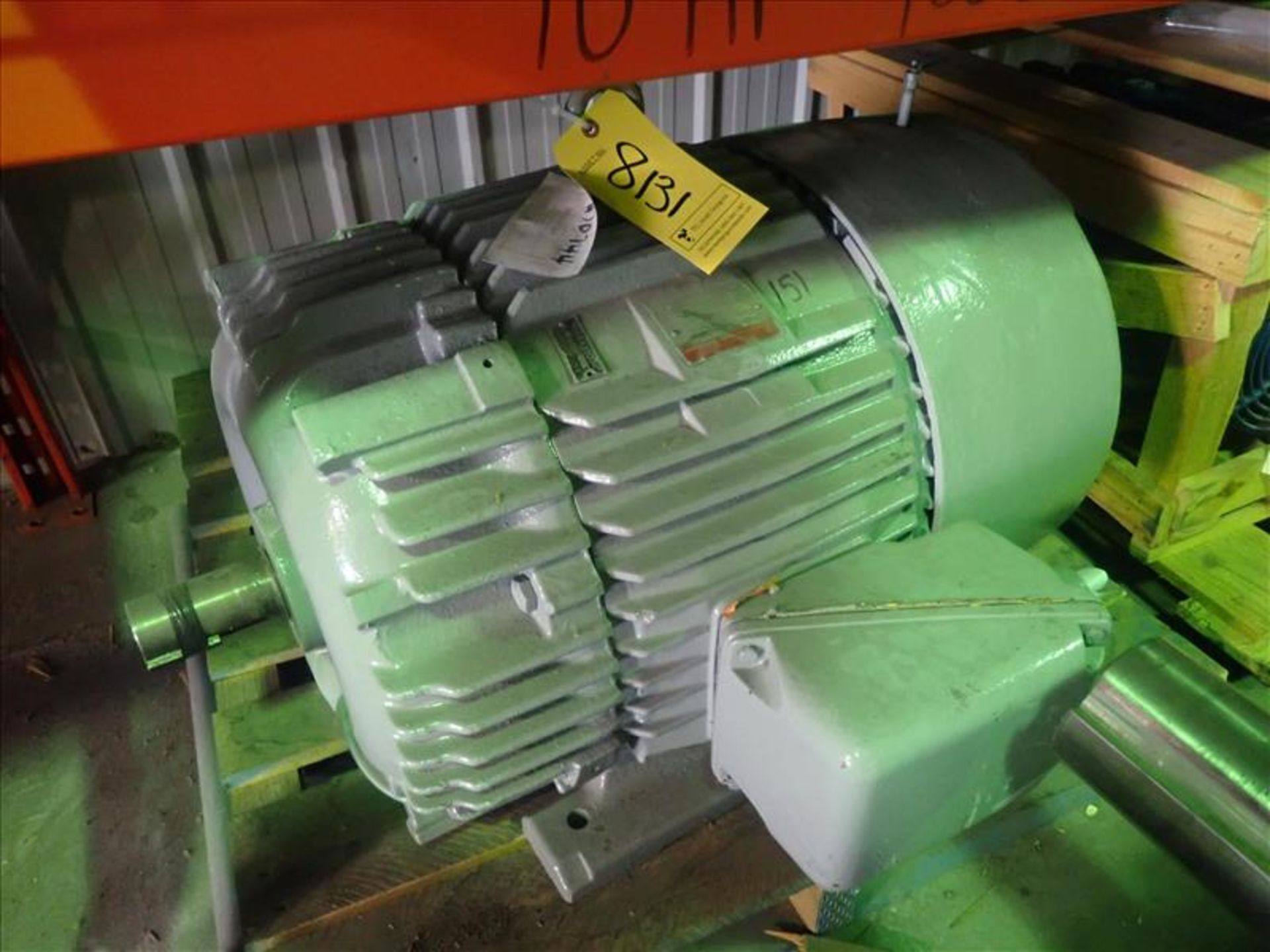 GE induction motor, 100 hp (Tag 8131 Loc WH Modified)