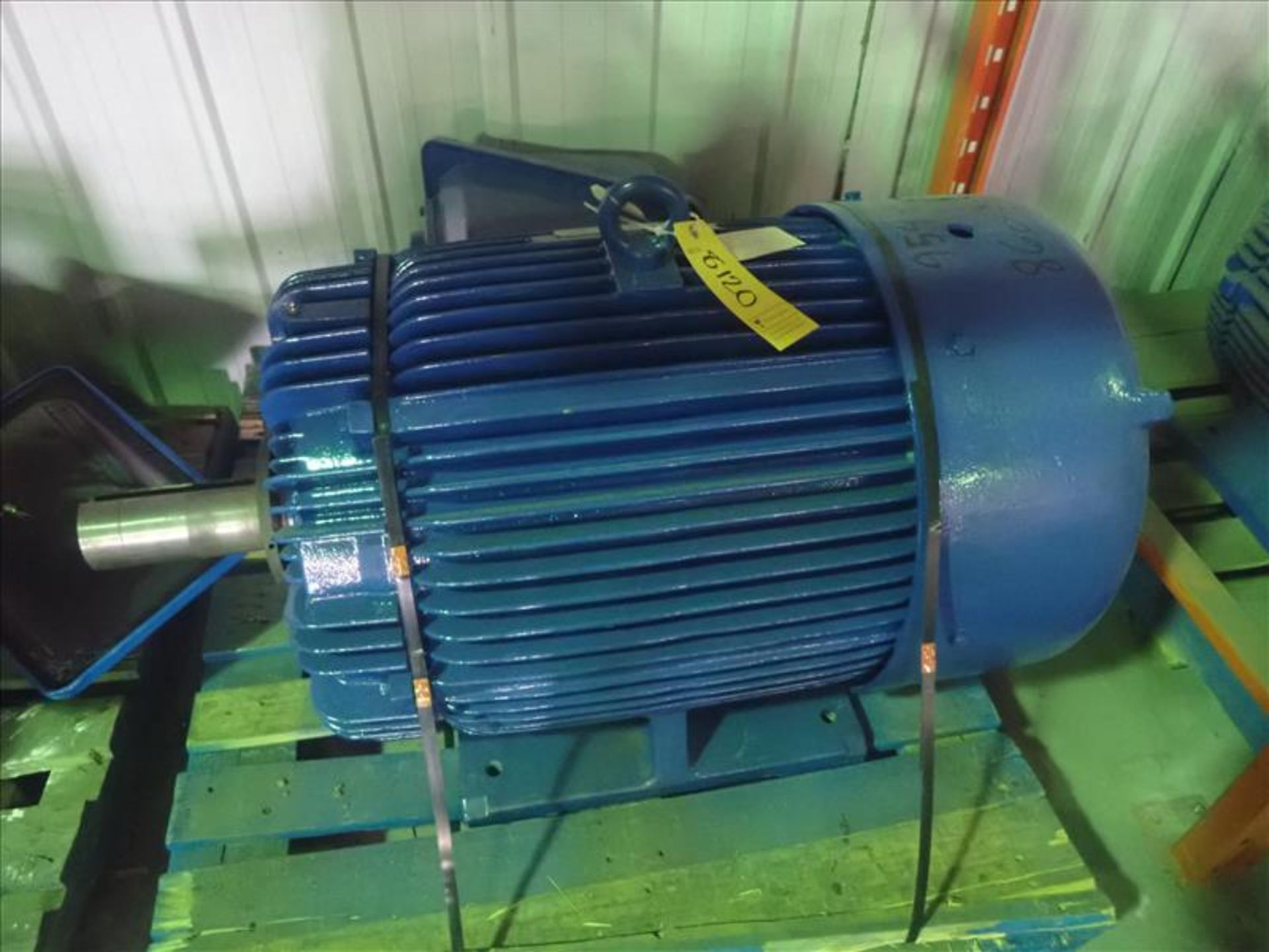 Teco Westinghouse electric motor, 100 hp (Tag 8120 Loc WH Modified)