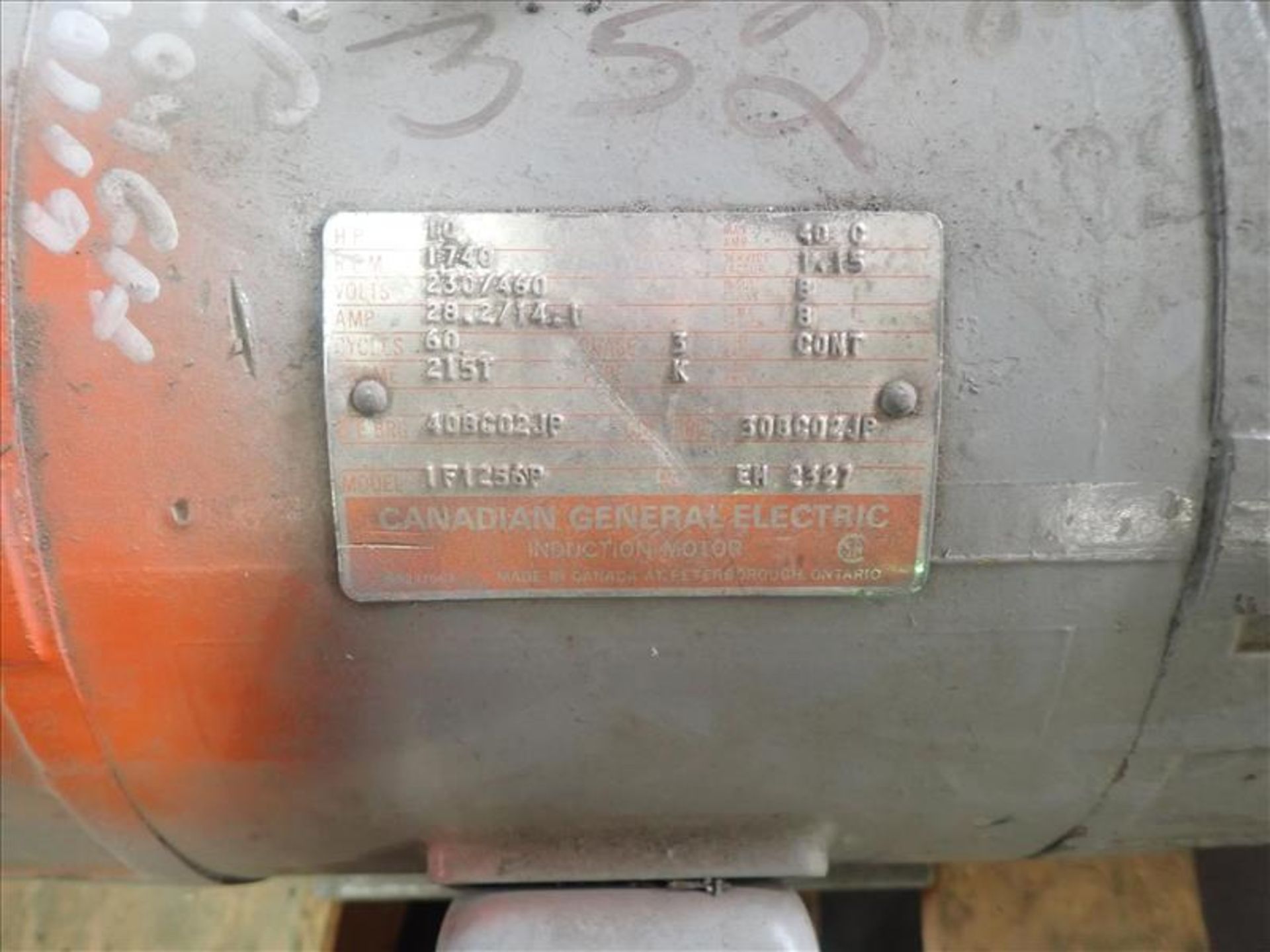 (3) electric motor, 10/10/75 hp (Tag 8143 Loc WH Modified) - Image 2 of 4