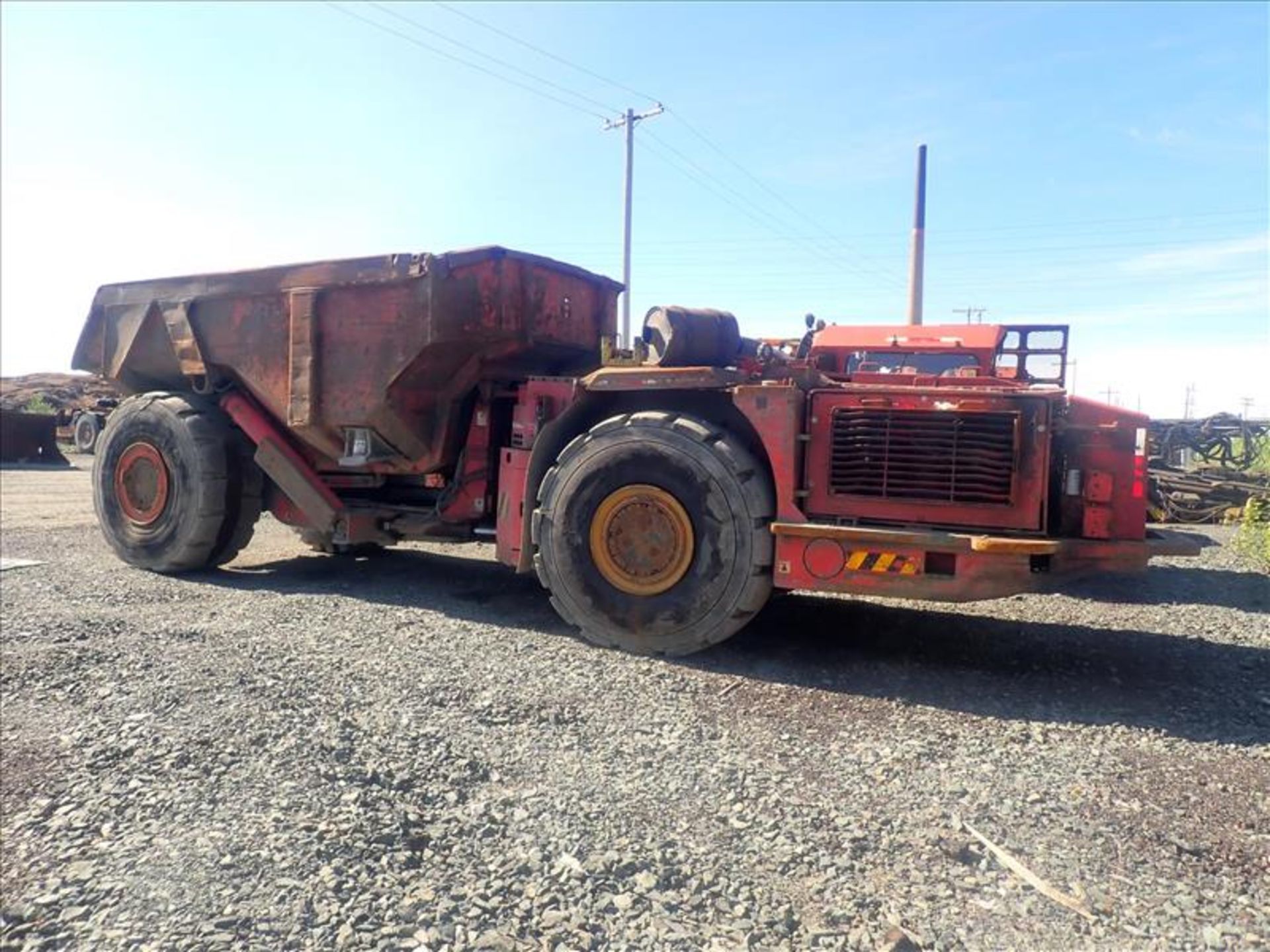 Sandvik underground haul truck, mod. Toro50, ser. no. T0050255 (2006), approx. 21941 hrs., diesel ( - Image 4 of 6