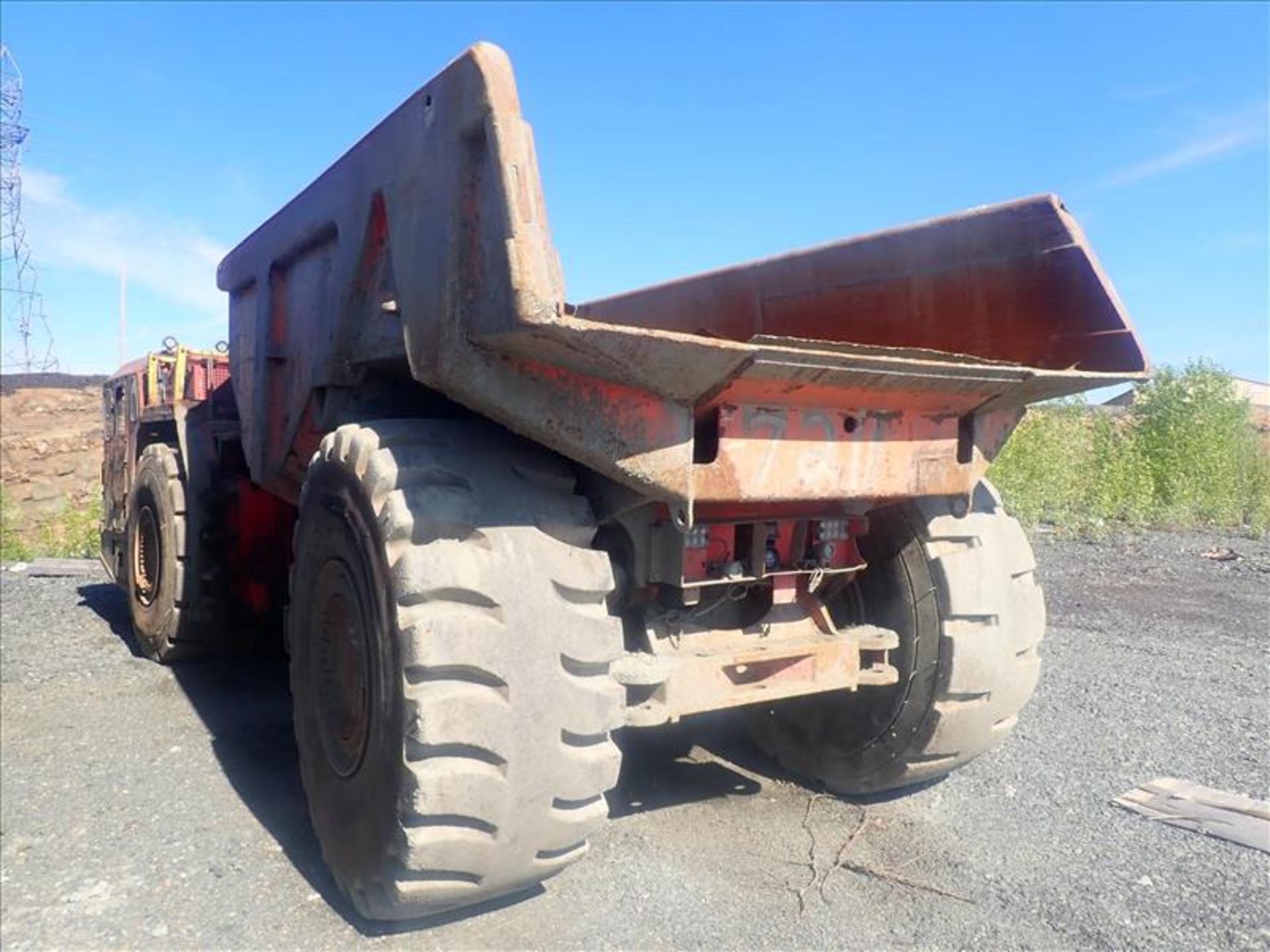 Sandvik underground haul truck, mod. Toro50, ser. no. T0050255 (2006), approx. 21941 hrs., diesel ( - Image 2 of 6