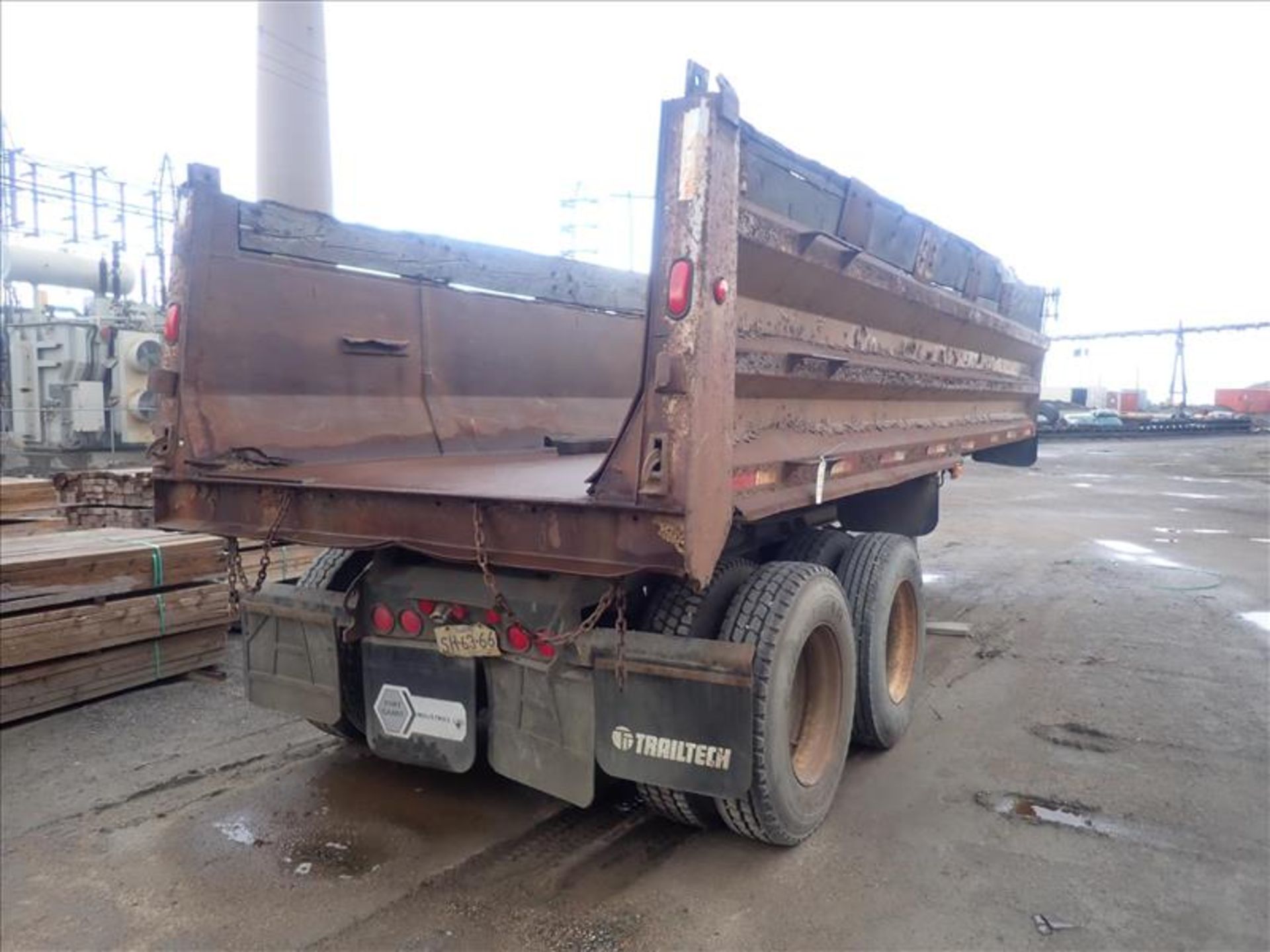 Midland dump trailer, mod. XL2000, 8 ft x 18 ft box, tandem axle (Tag 9143 Loc WH Kwansa) - Image 4 of 5