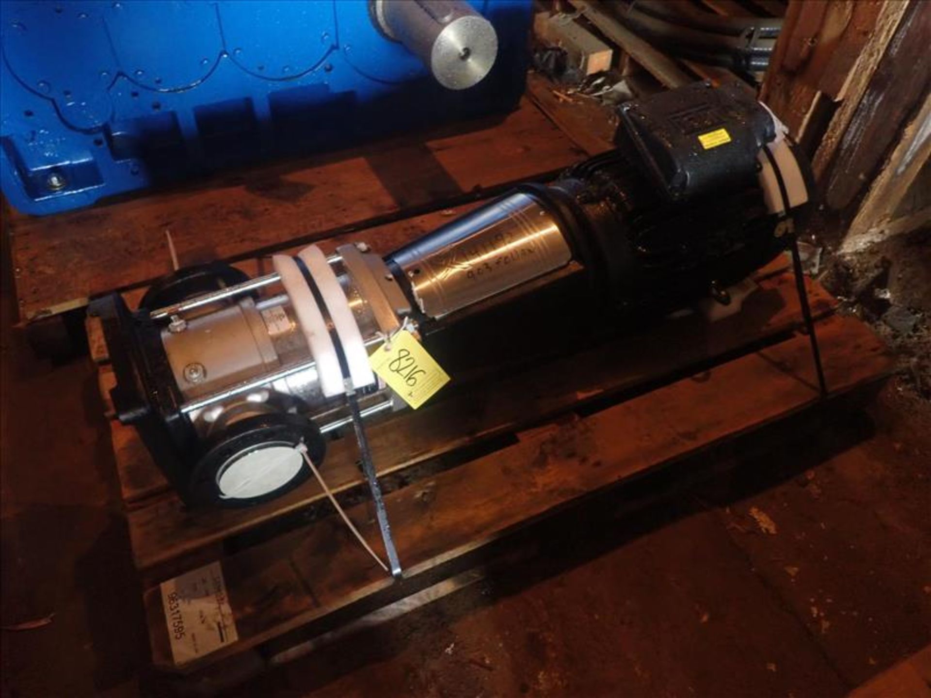 Grundfoss booster pump, 20 hp (Tag 8216 Loc WH Yard)