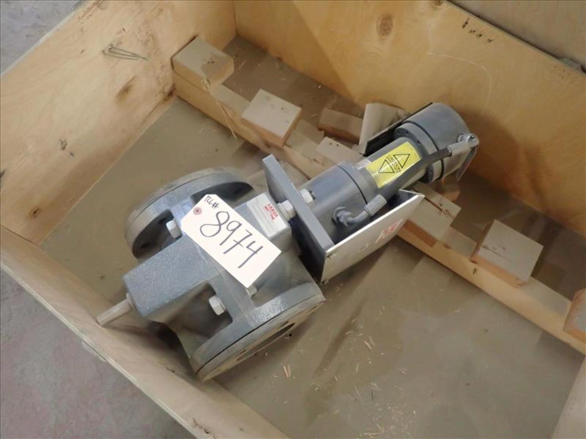 Larox Flowsys actuated pinch valve, mod. PVE 125H16-603LRX, 5 in. dia. (Tag 8974 Loc WH North)