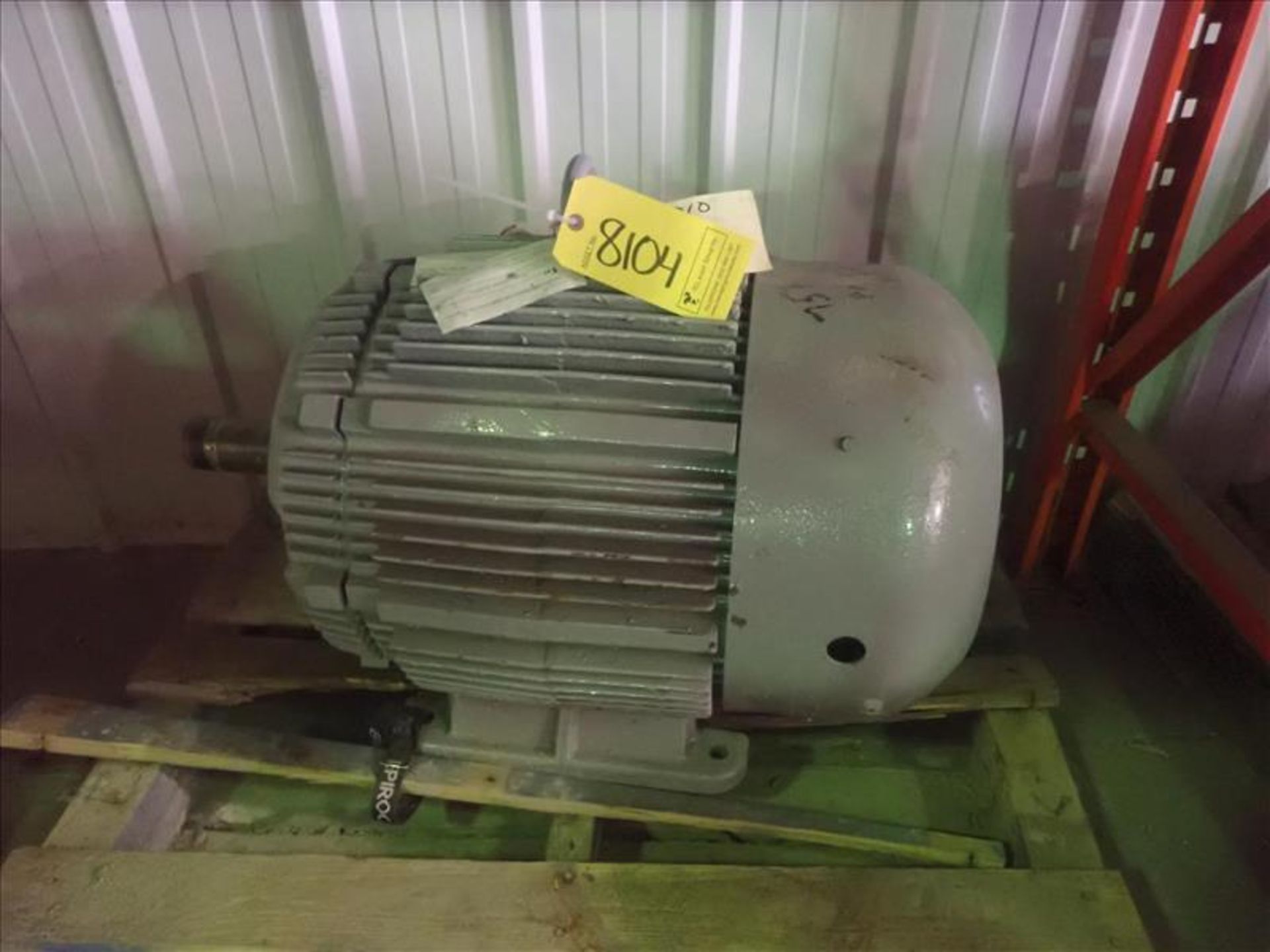 Teco Westinghouse electric motor, 75 hp (Tag 8104 Loc WH Modified)