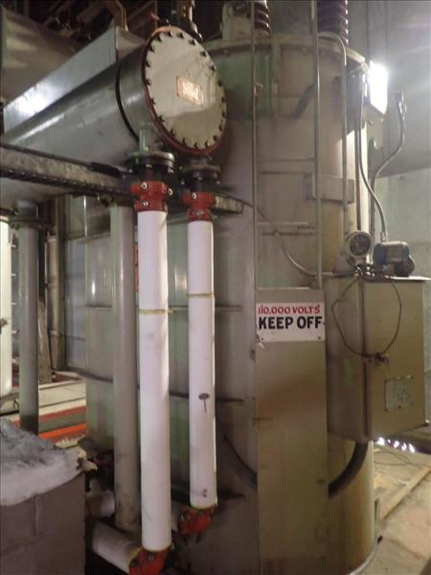 Federal Pioneer water-cooled transformer, 10000 KVA, 6900 V, 1450 A (Tag 7147 Loc Central Sub Stn) - Image 2 of 3