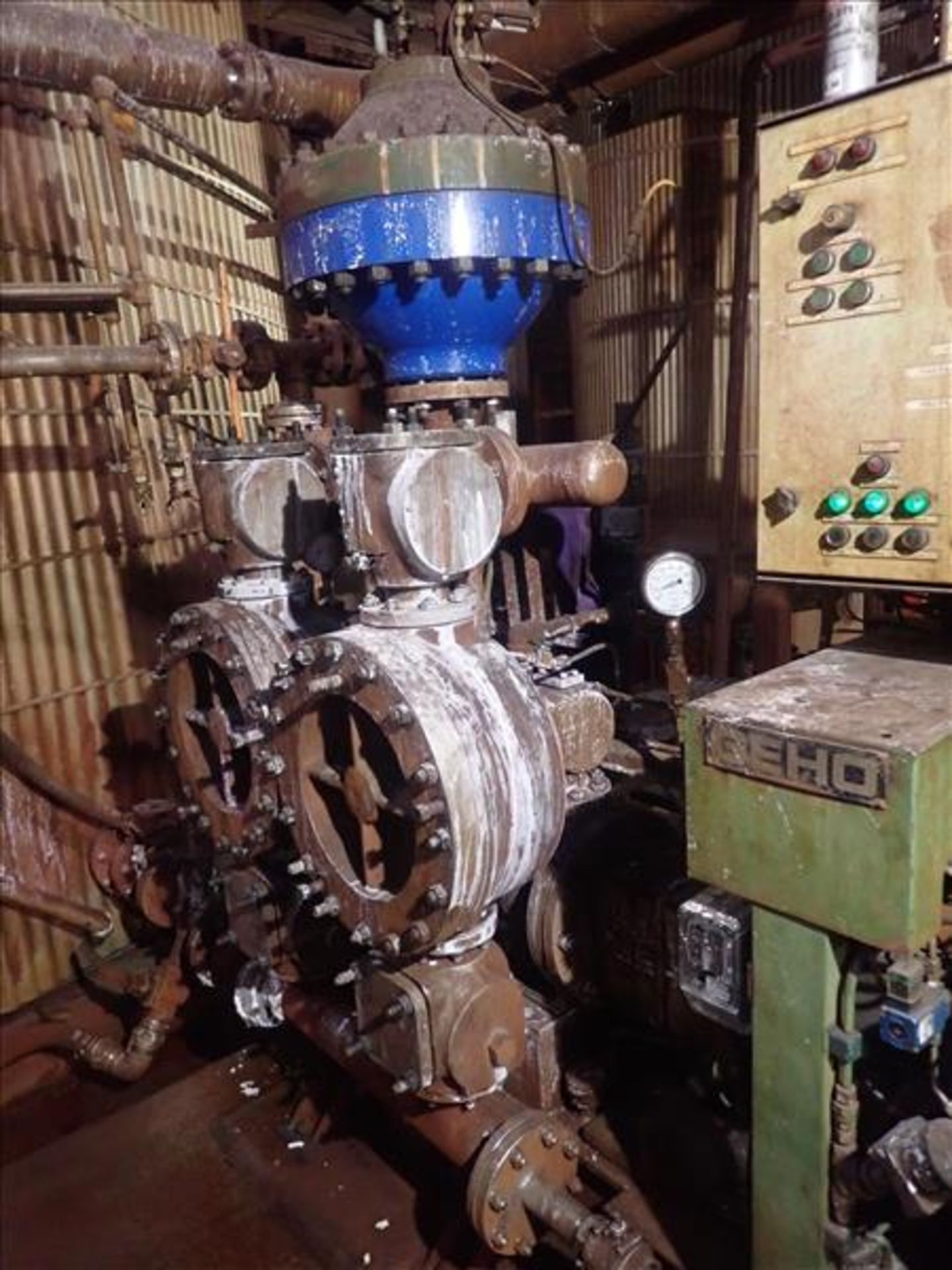 Geho high-pressure piston diaphragm pump, mod. ZPM 350, ser. no. 9220032/2, 50 hp (Tag 7215 Loc - Image 3 of 4
