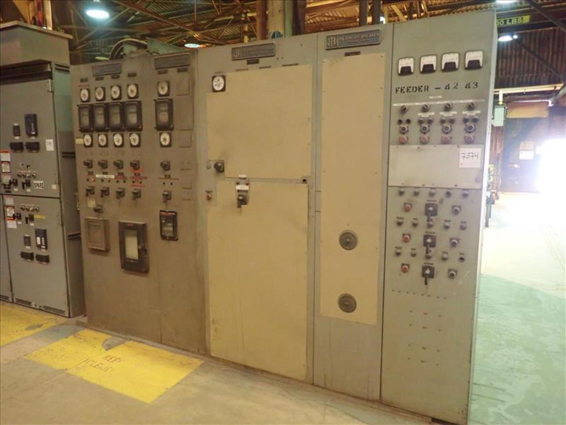 ITE circuit breaker panel (Tag 7074 Loc Power House)