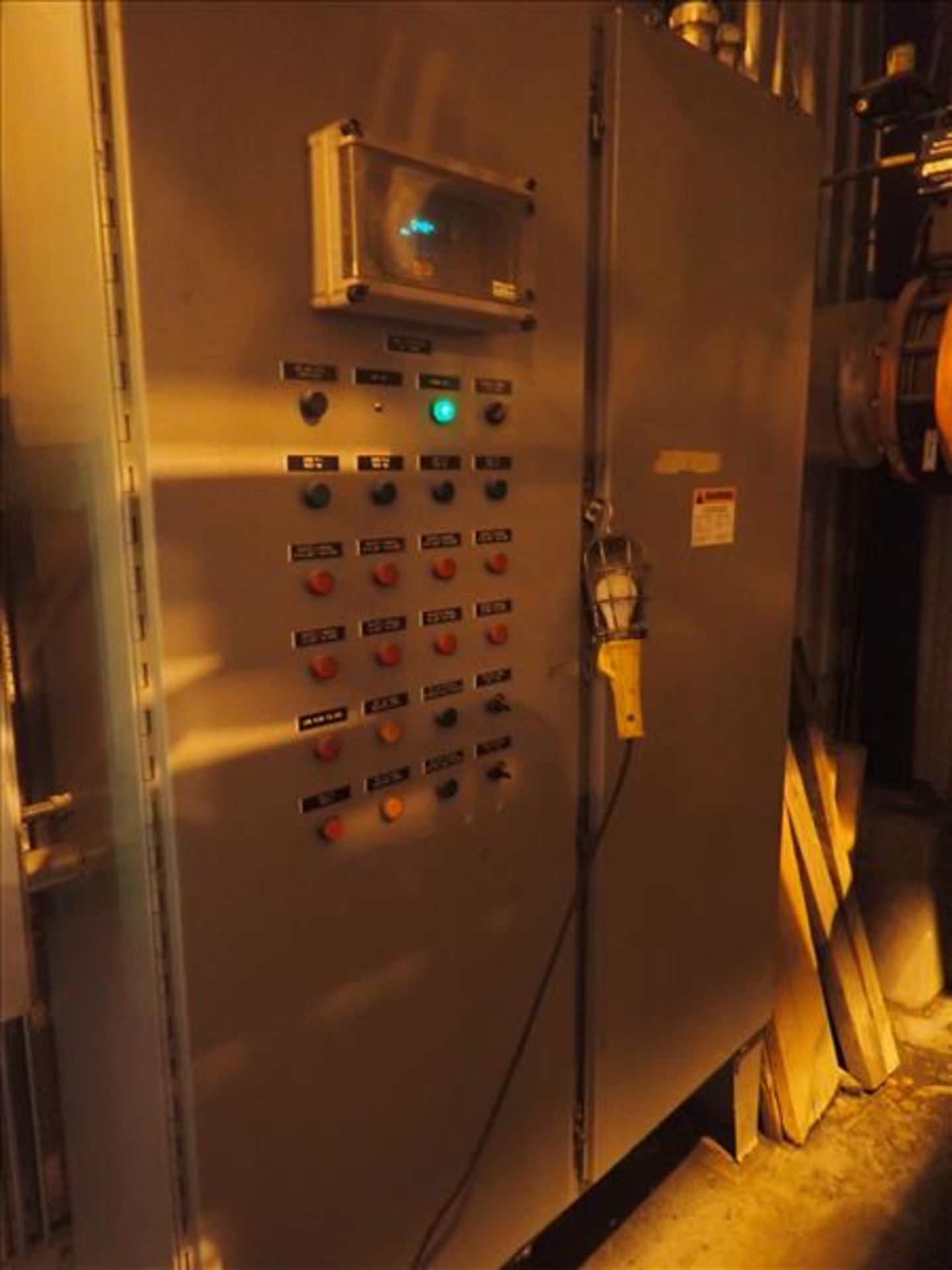 Toromont/Frick refrigeration unit, mod. 9710-0030-600, skid-mounted w/ control panels, flow meters - Image 15 of 16