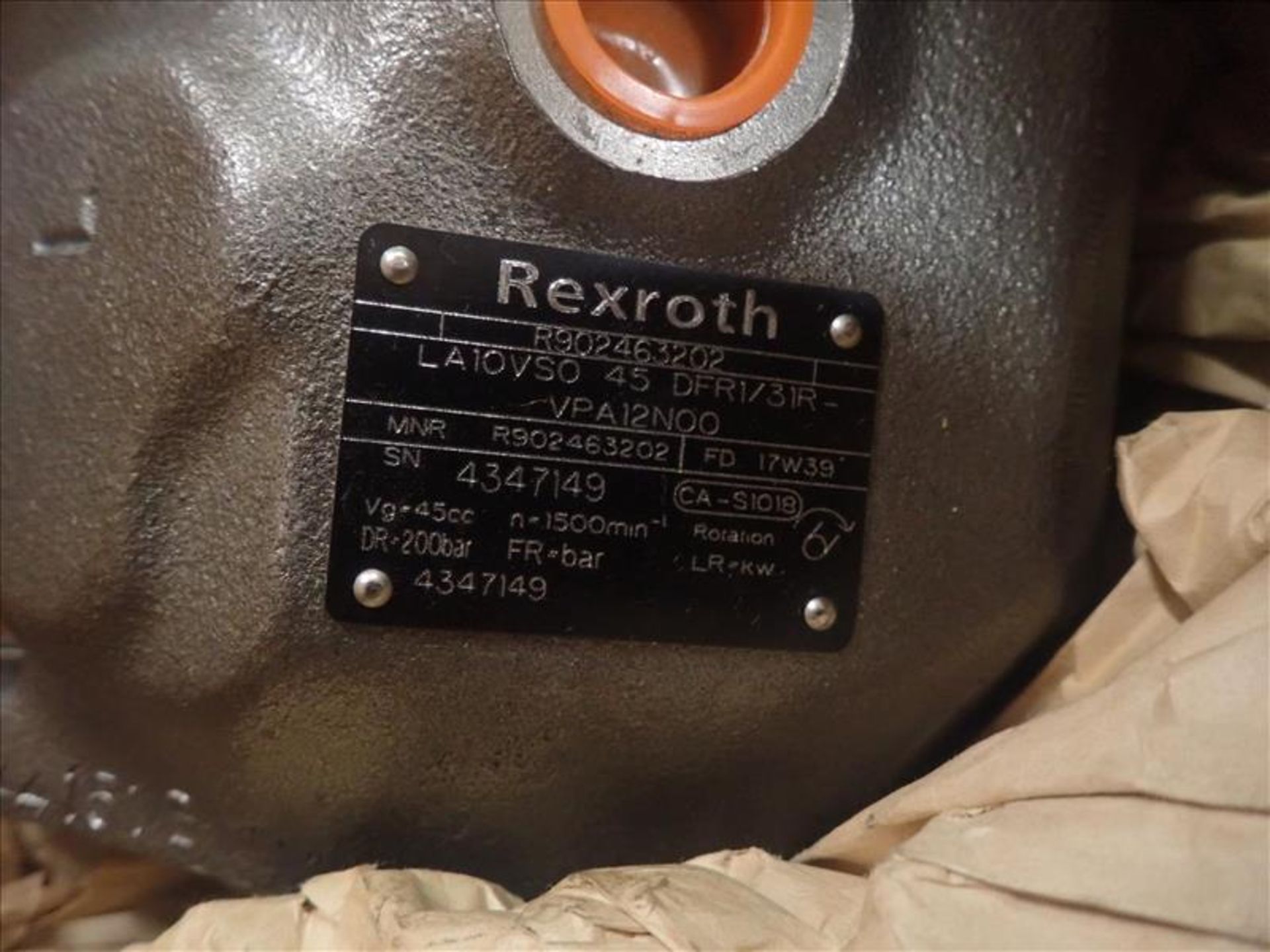 Rexroth gearbox (Tag 7920 Loc WH South) - Image 2 of 2