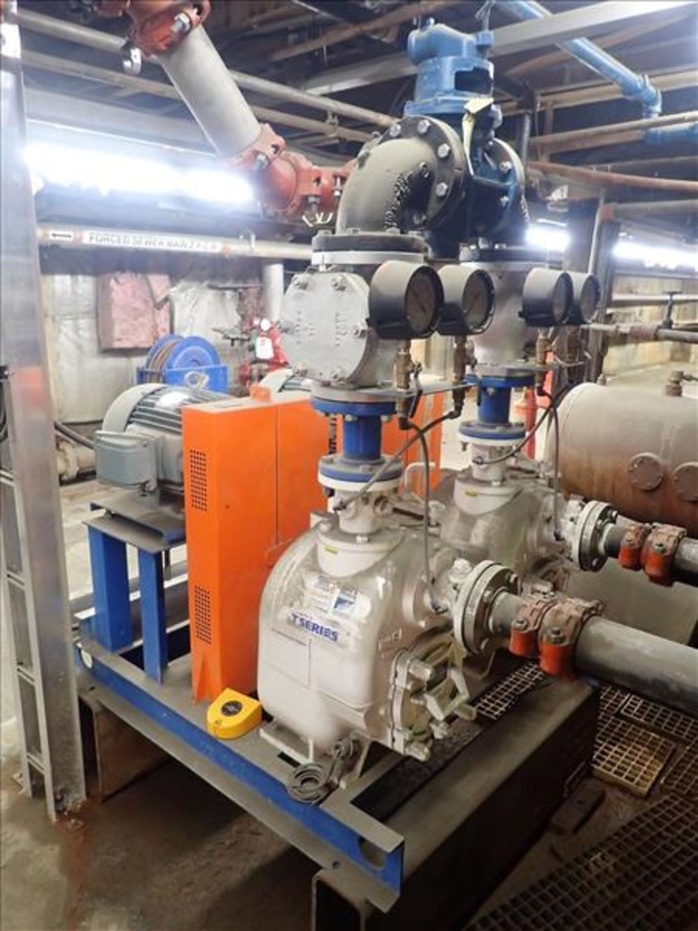 (2) GormanRupp centrifugal pump, mod. Super T Series T345S-8/F, self-priming, 15 hp ea., skid-