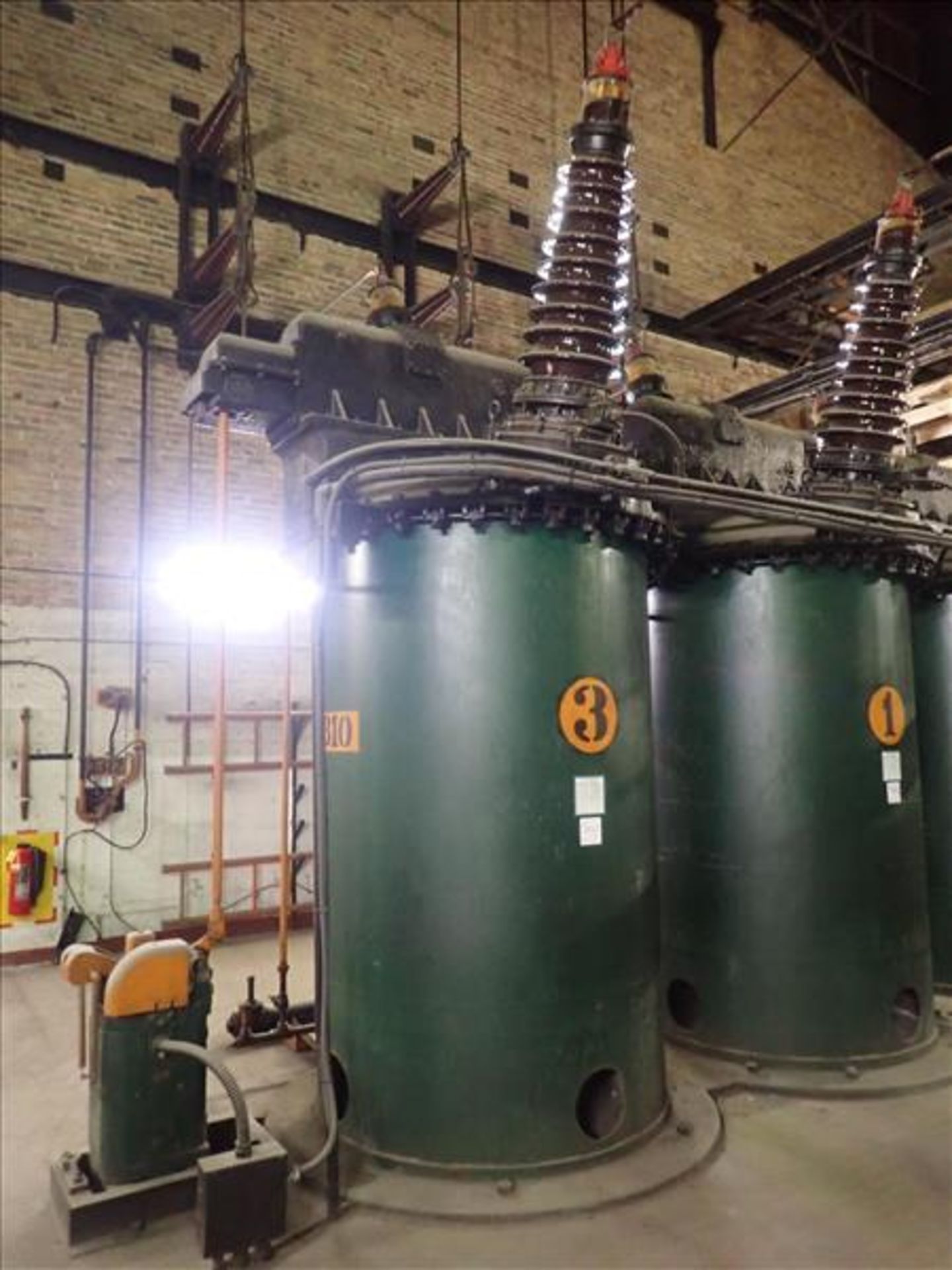 GE bulk oil breaker, 110 kv (Tag 7141 Loc Central Sub Stn)