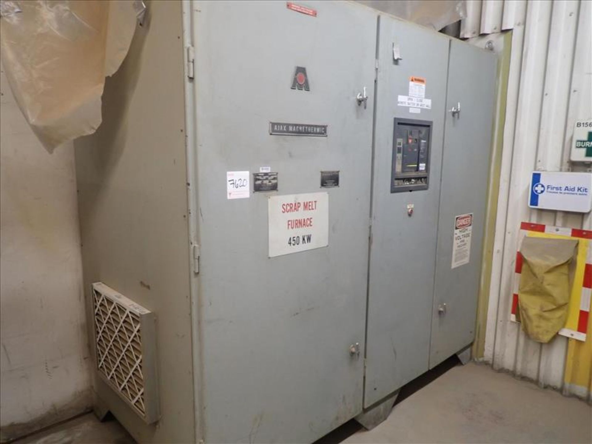 Ajax Magnethermic induction heating power supply, mod. PCU, 650 KVA (Tag 7620 Loc Casting)