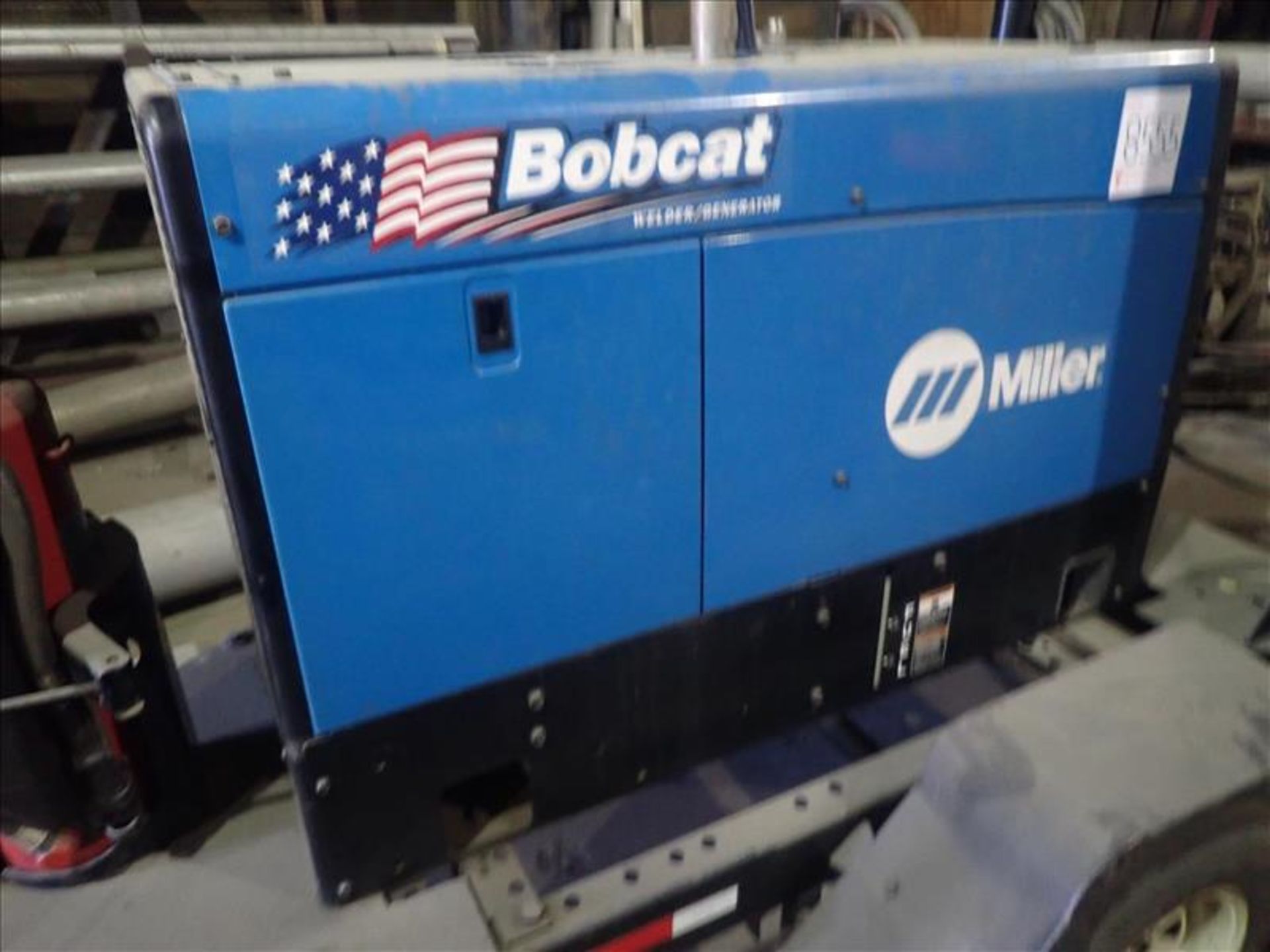 Miller BobCat welding generator, mod. 250EFTI, ser. No. MB4117564, trailer mounted (Tag 8555 Loc V-