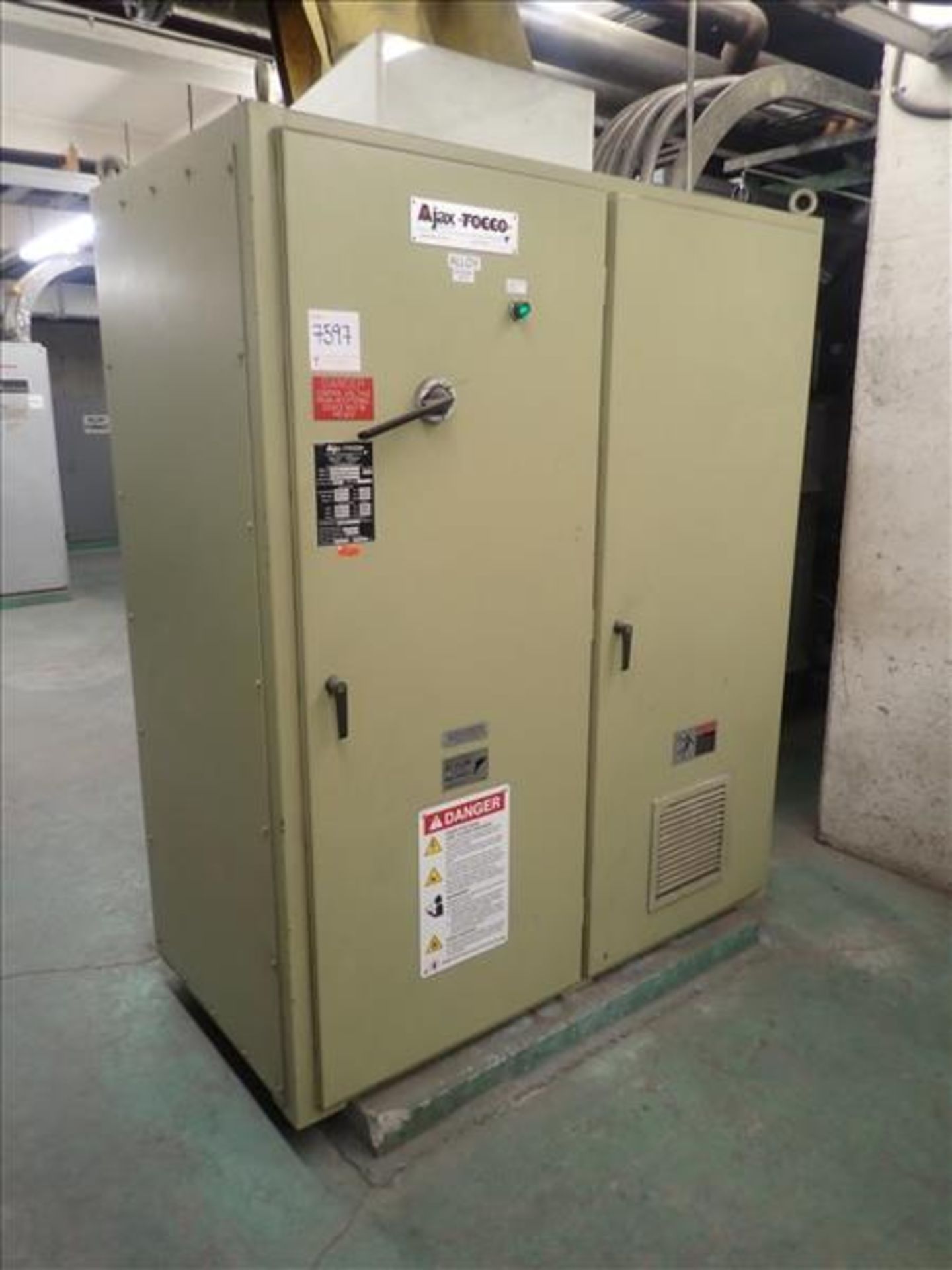 Ajax Tacco induction heating power supply, mod. E-20A-56-A1N-2, 250 KVA (Tag 7597 Loc Casting)