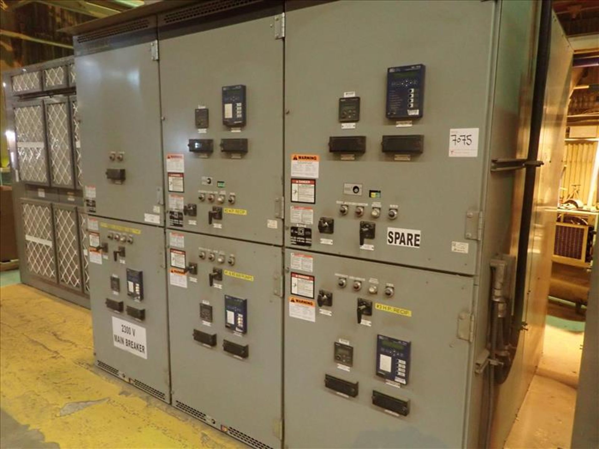 Delta MasterClad switchgear panel (Tag 7075 Loc Power House)