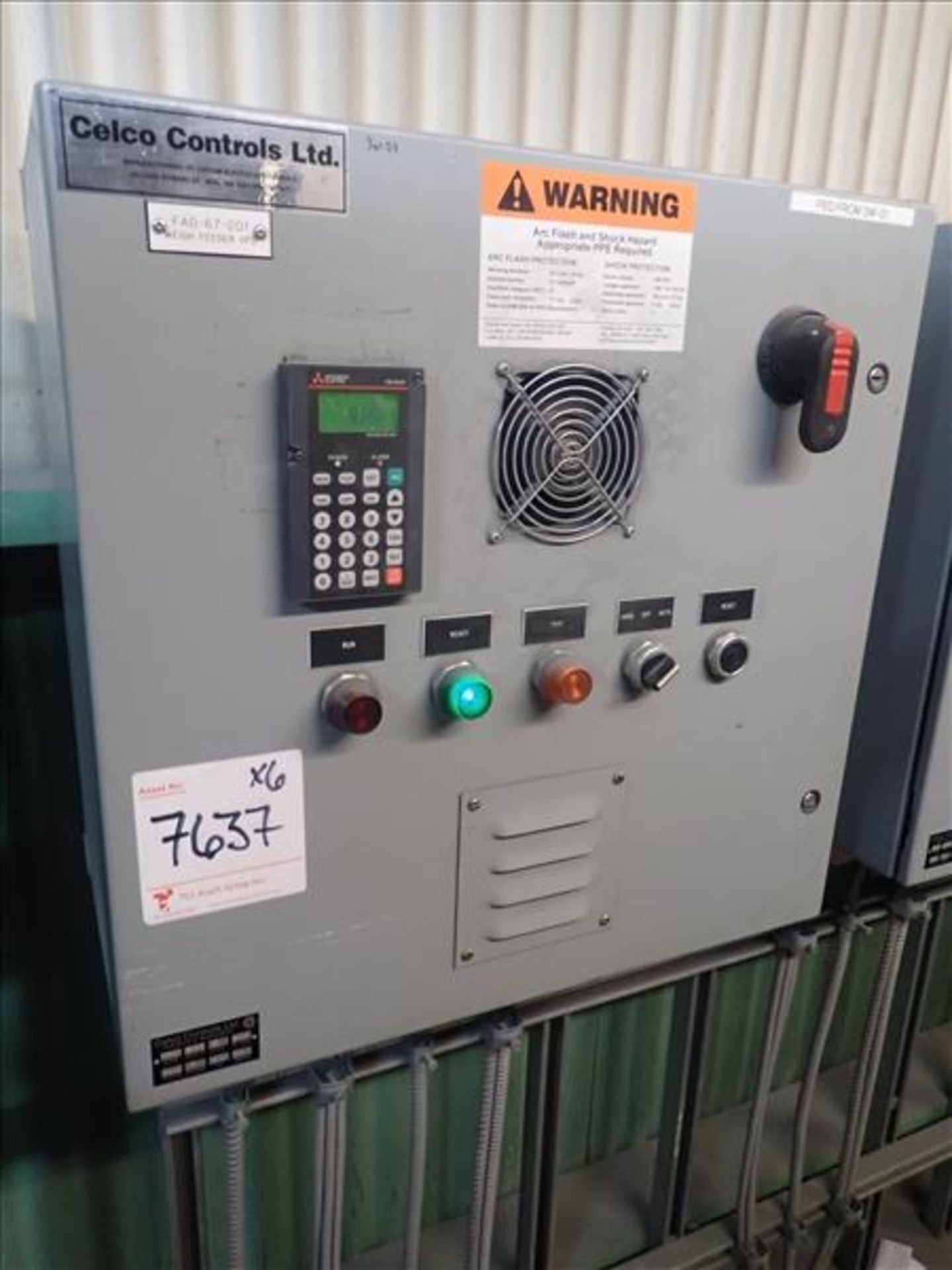 (5) Celco control panels (Tag 7637 Loc ZPL Plant/EVAP MCC) - Image 2 of 3