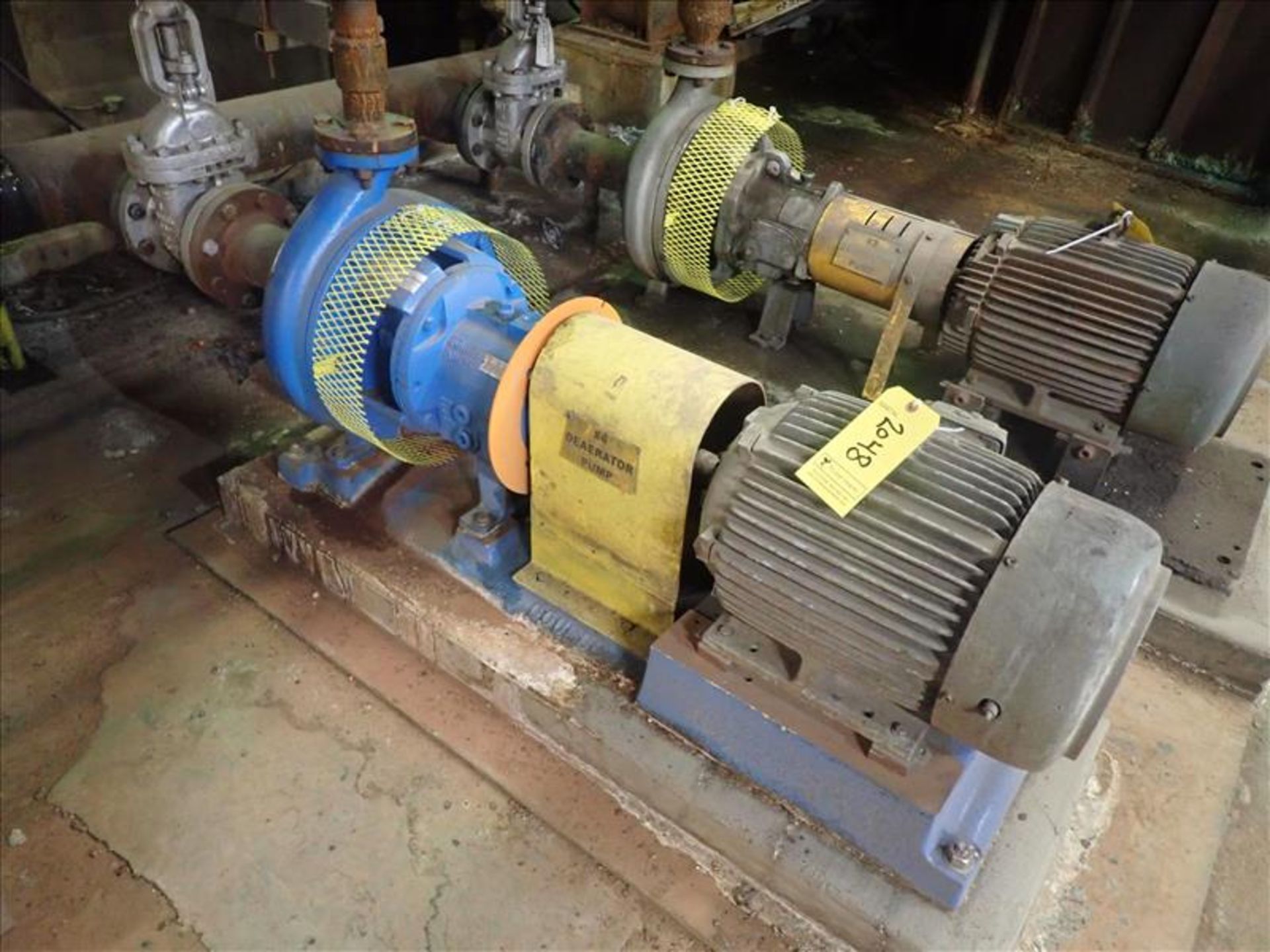 Goulds centrifugal pump, mod. 3196, size 2x3-13, 20 hp (Tag 7048 Loc Power House)