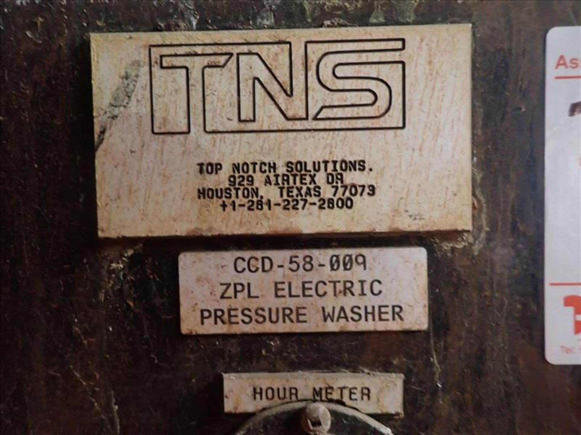 Gardener Denver pressure washer, 300 hp, 1298 hrs., skid-mounted (Tag 7201 Loc ZPL Plant) - Image 4 of 5