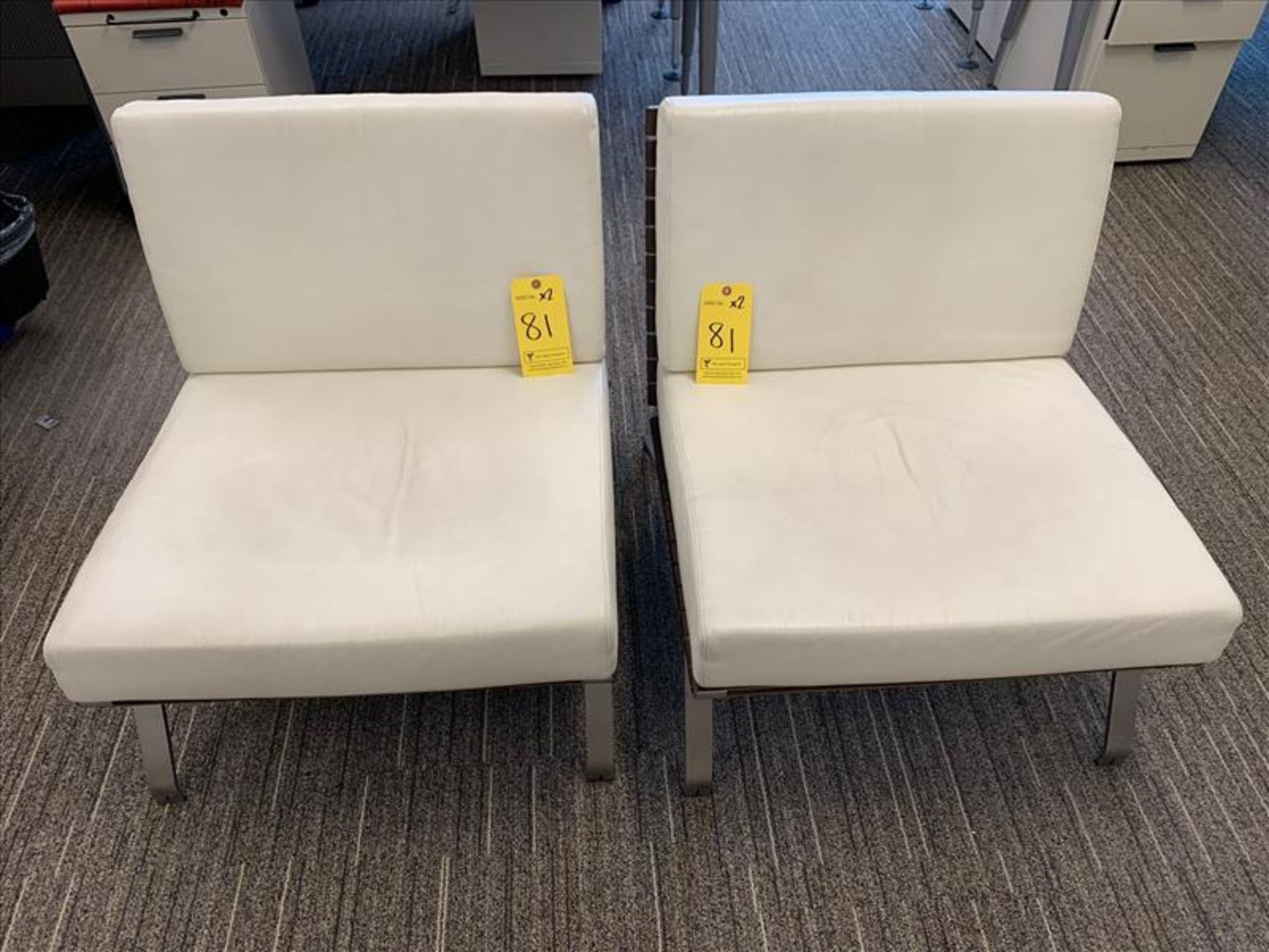 Linge Roset Leather Lounge Chairs (Qty 2) (Floor 6)