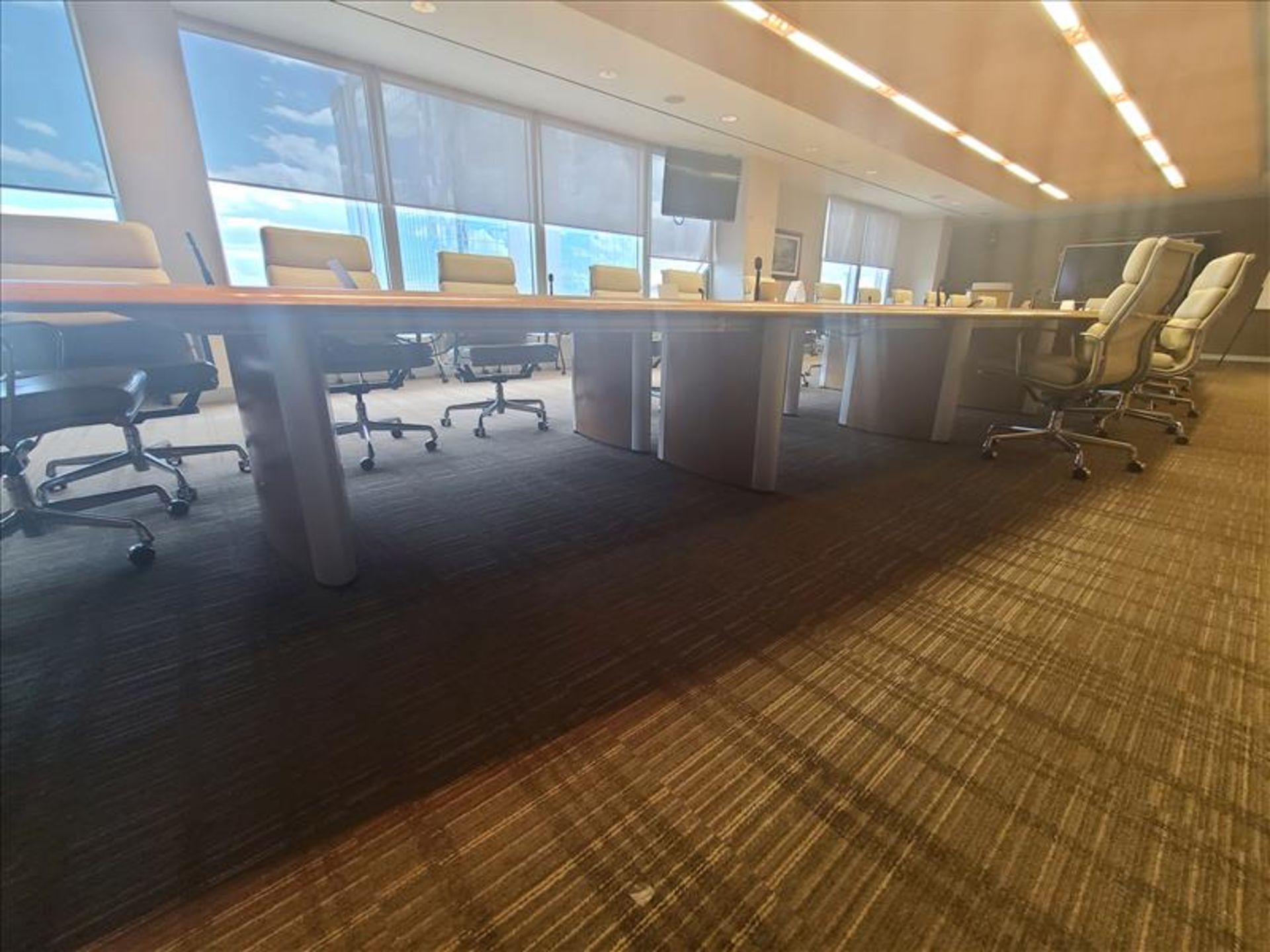 Boardroom Meeting Table approx. 40 ft. x 9 ft., (Qty 1) (Floor 3) (Boardroom 302) - Image 2 of 3