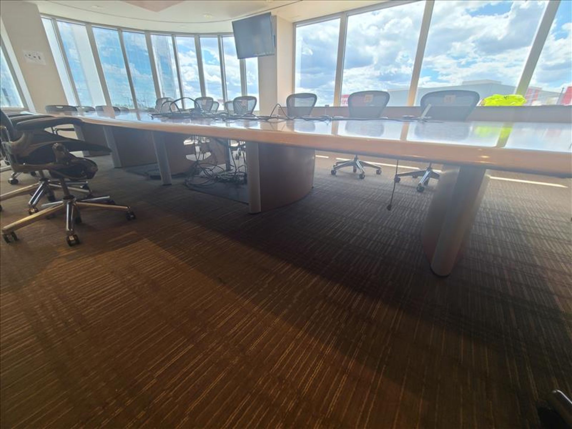 Boardroom Meeting Table approx. 22 ft. x 8 ft., (Qty 1) (Floor 3) (Boardroom 303) - Image 2 of 3