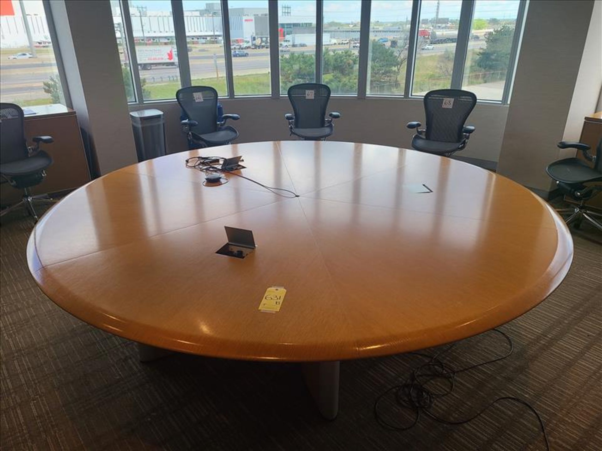 Boardroom Meeting Table approx. 118 in. dia (Qty 1) (Floor 3) (Boardroom 301)