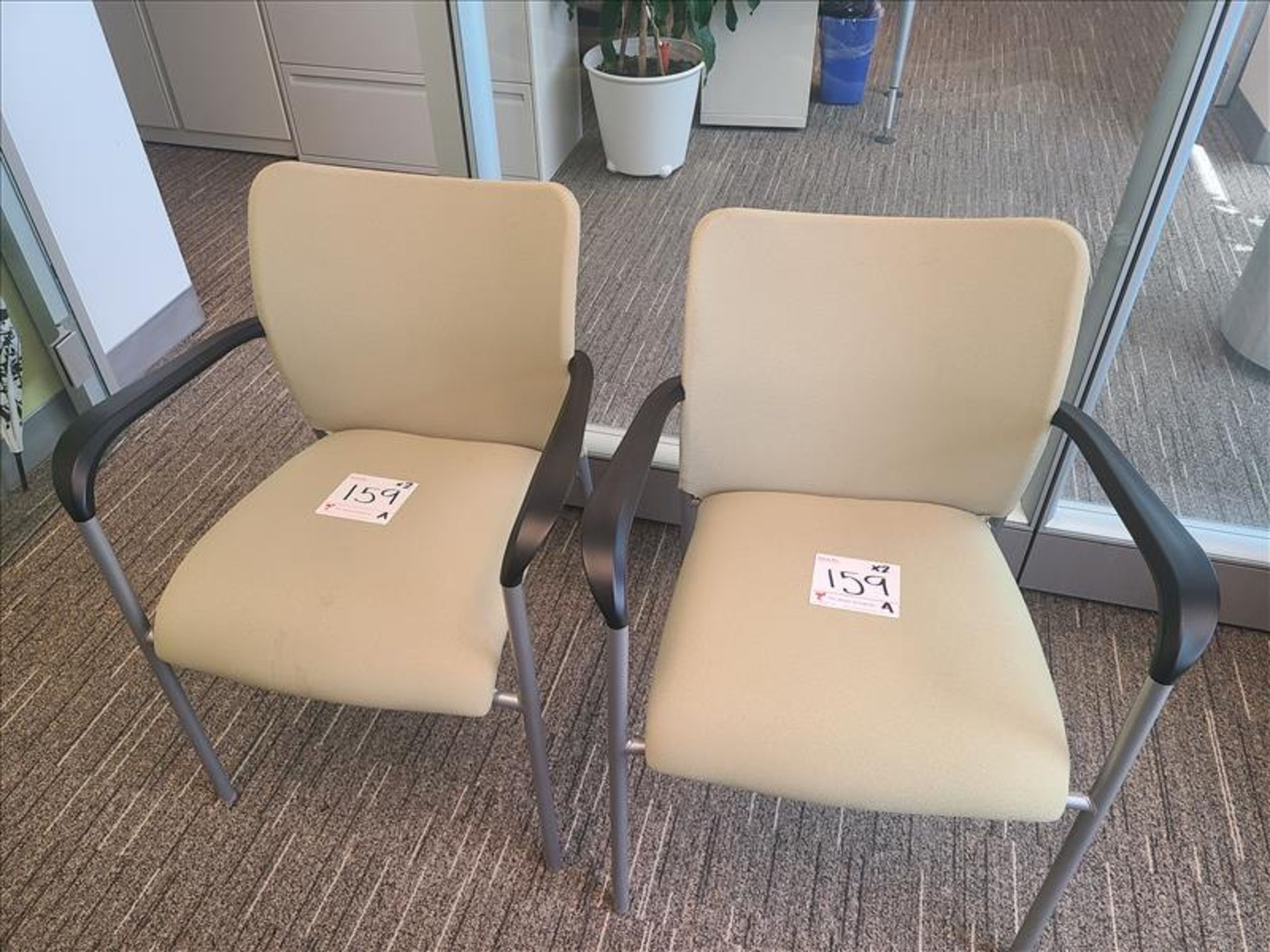 Allseating Inertia Upholstered Side Chair (Qty 2) (Floor 4)