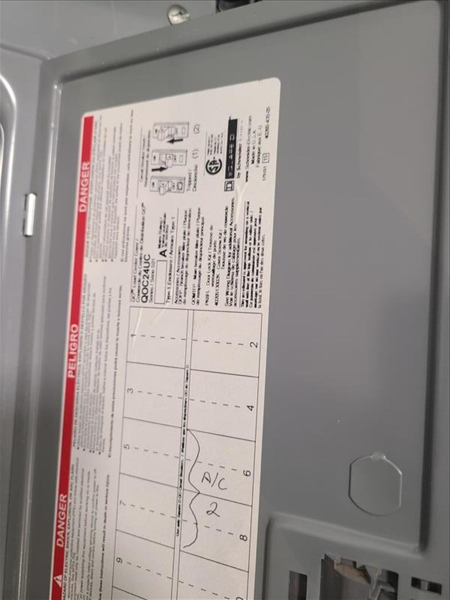 Schneider Electric Breaker Panel - Image 4 of 4