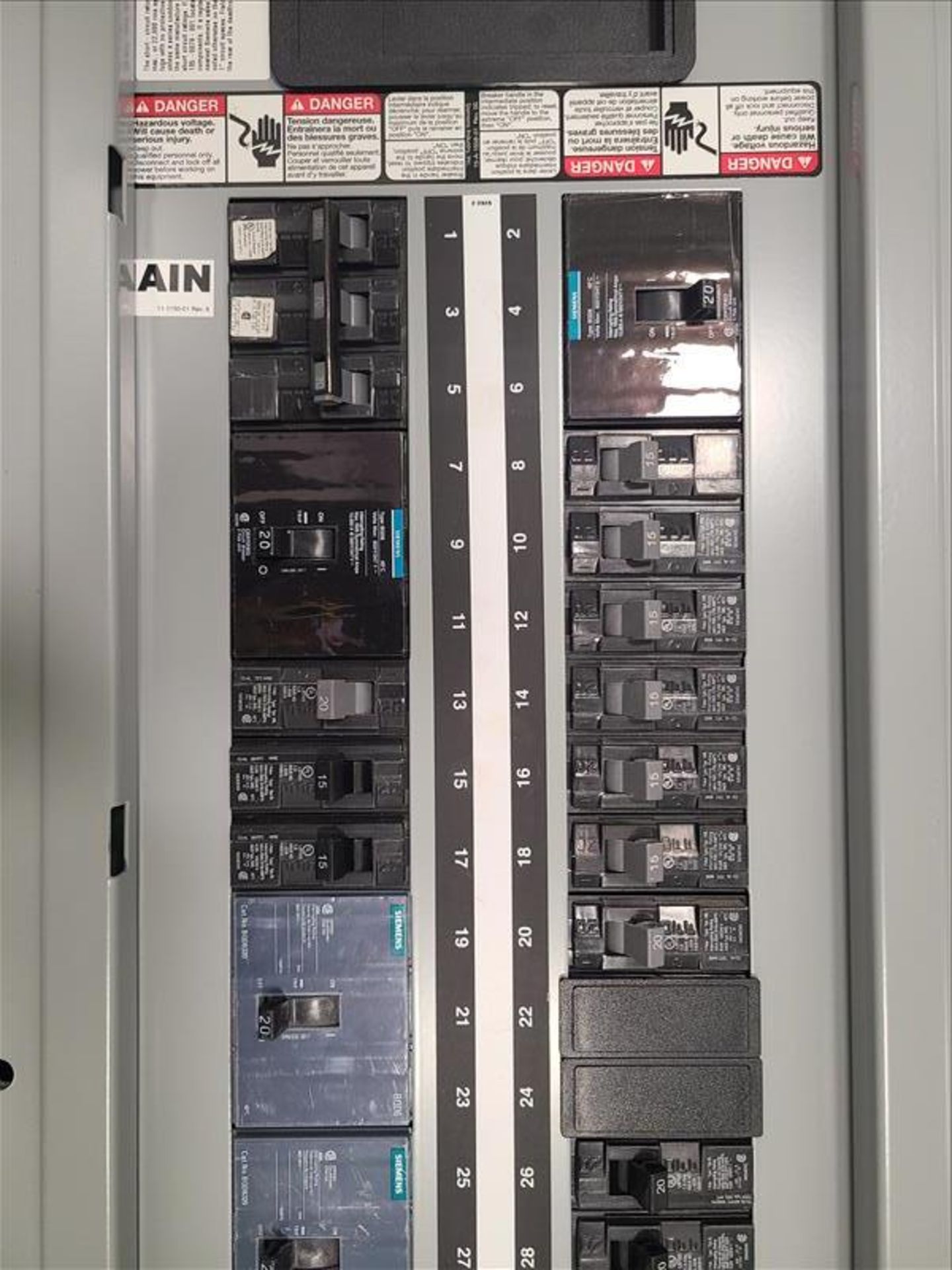 Siemens Breaker Panel, cat. no.P1C39HB070ATSN - Image 3 of 5