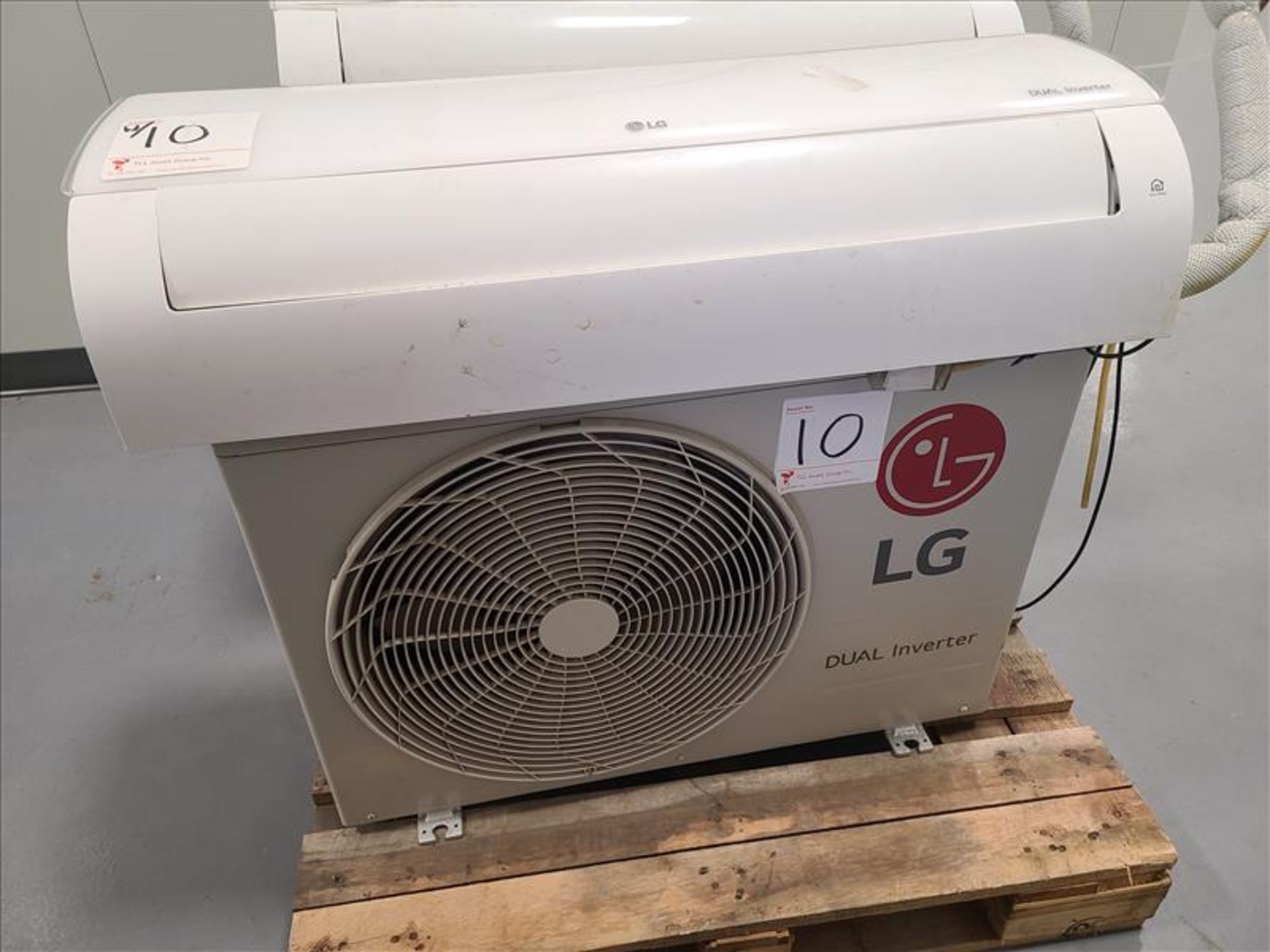 LG Cooling/Heating Wall Mounted Air Conditioning System, model LSN120HSV5, S/N 804KALC0TD40, w/ LG