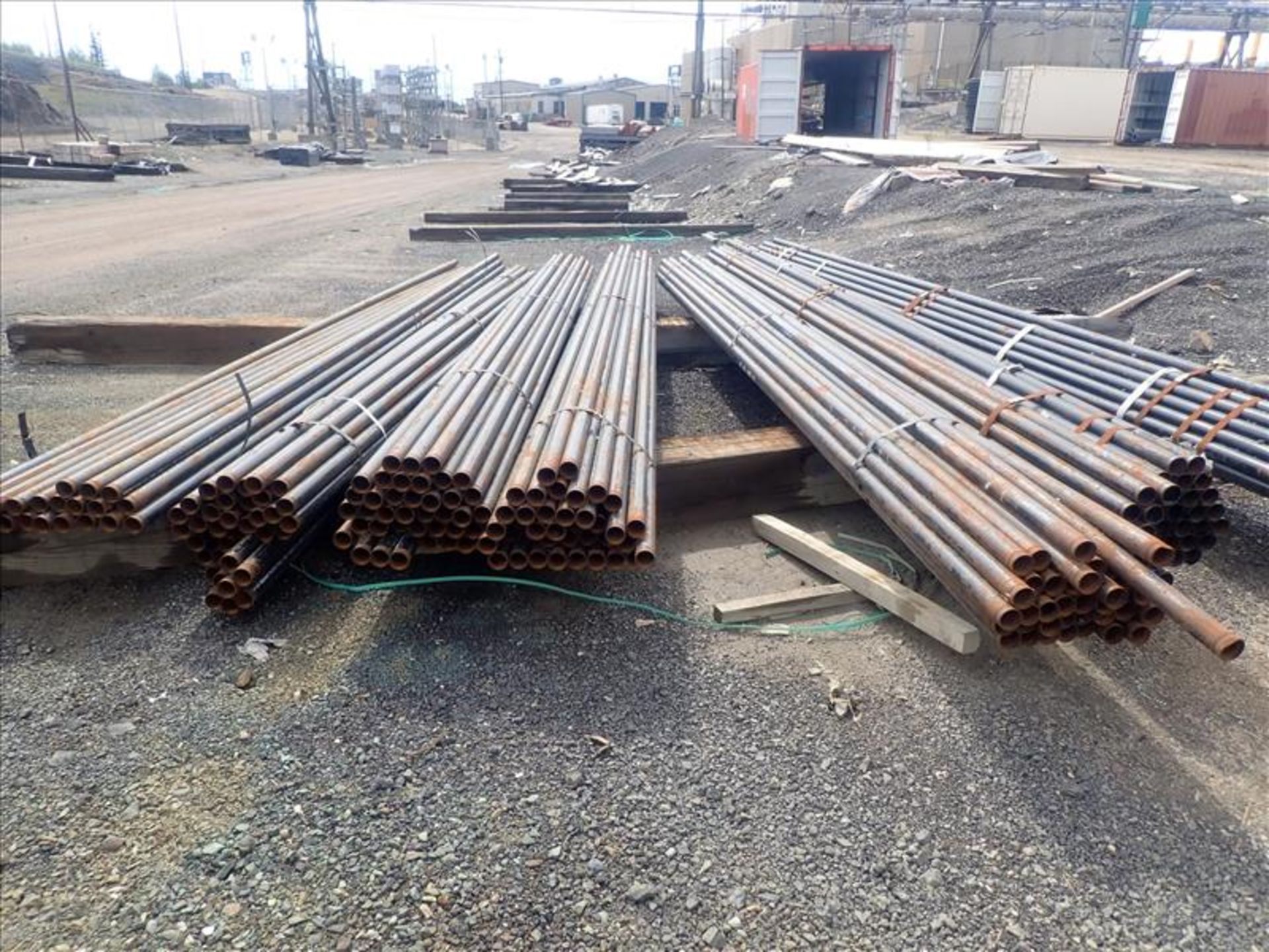 steel pipe, 24 ft x 2 in. dia. (Tag 9152 Loc WH Yard)