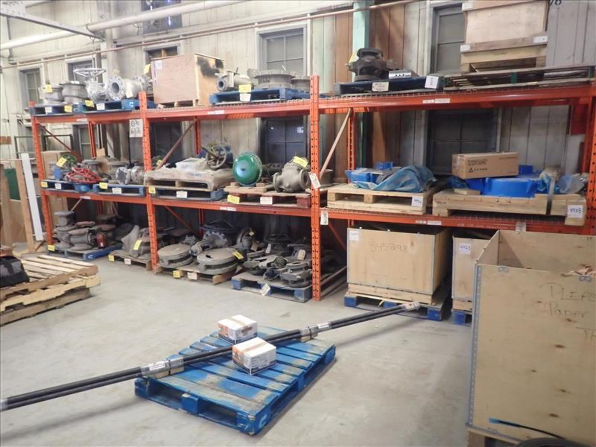 (4.5 sec.) pallet racking, 42 in. x 8 ft x 8 ft heigh (no contents) (Tag 9077 Loc WH North)