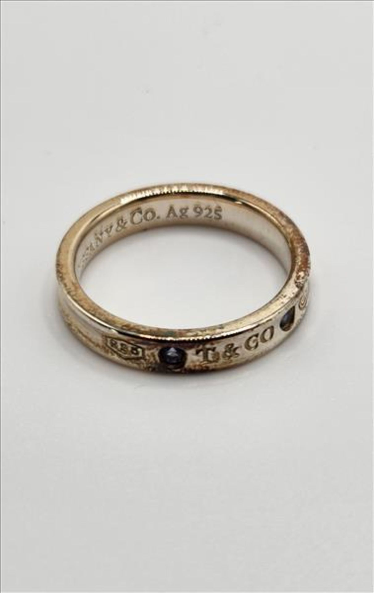 Tiffany & Co. sterling silver band ring - Image 2 of 6