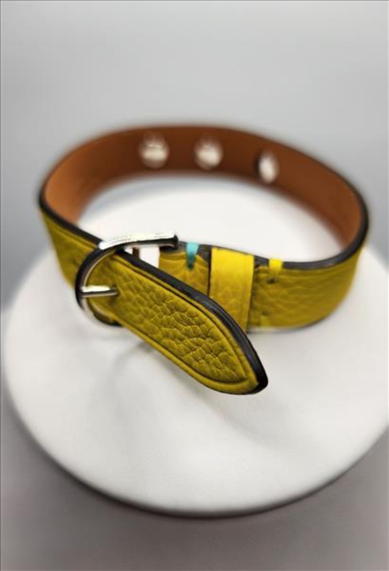 Tiffany & Co. yellow leather bracelet - Image 3 of 5