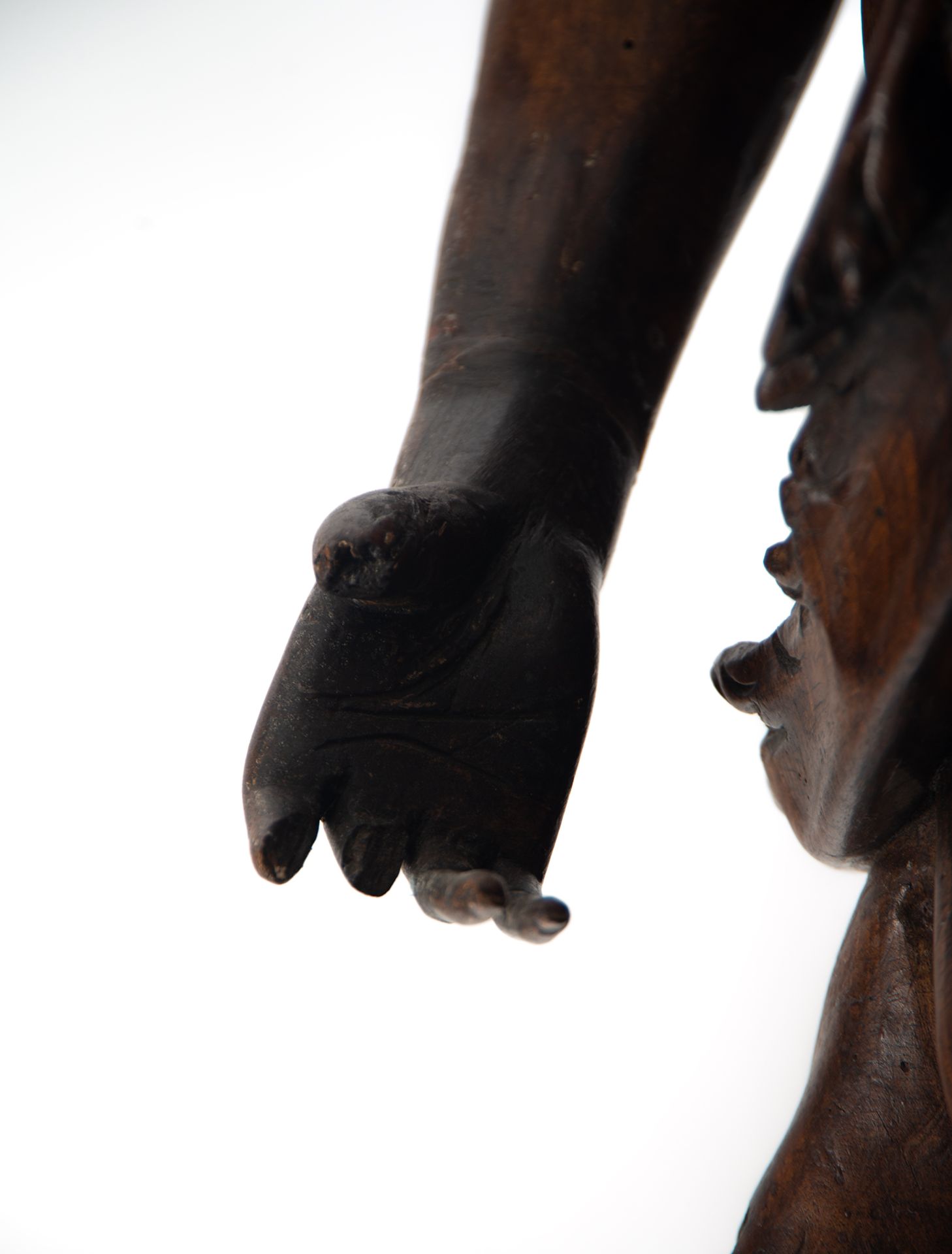 Exceptional carving of Saint John the Evangelist, school of Gil de Siloé (Burgos, 1493 - 1501) - Bild 7 aus 14