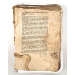 Incunabula book of the life of Saint Augustine dated 1488, 15th century