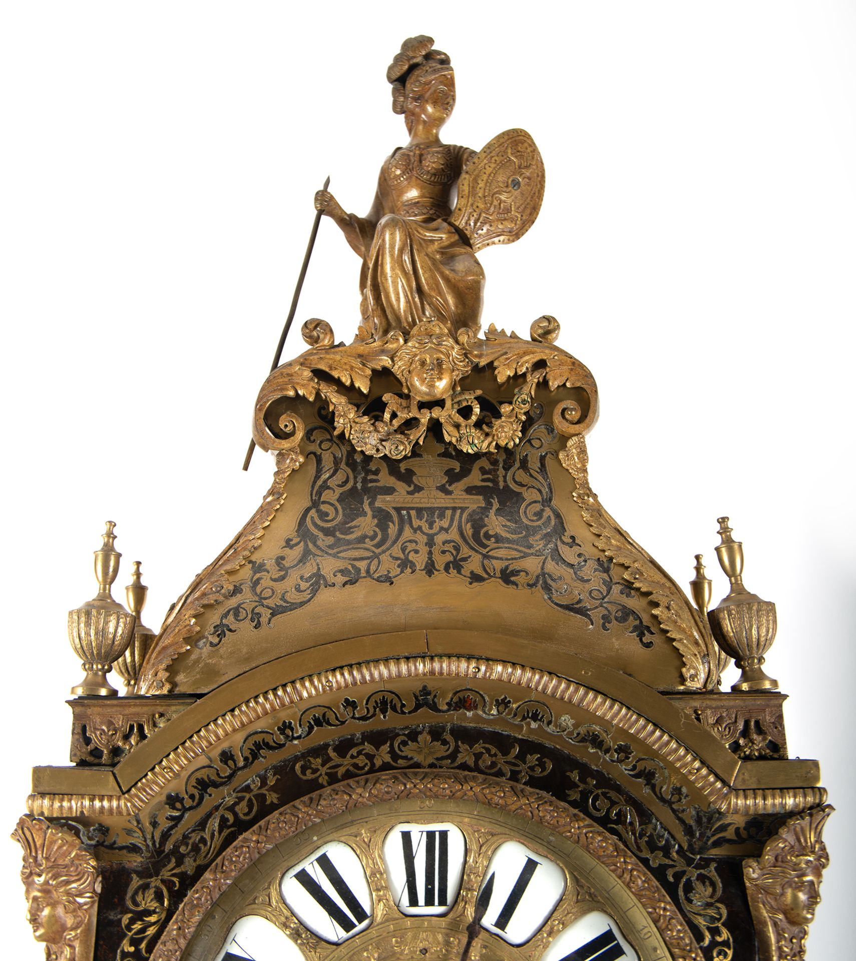 Louis XIV style Boulle clock, France, 19th century - Image 2 of 9