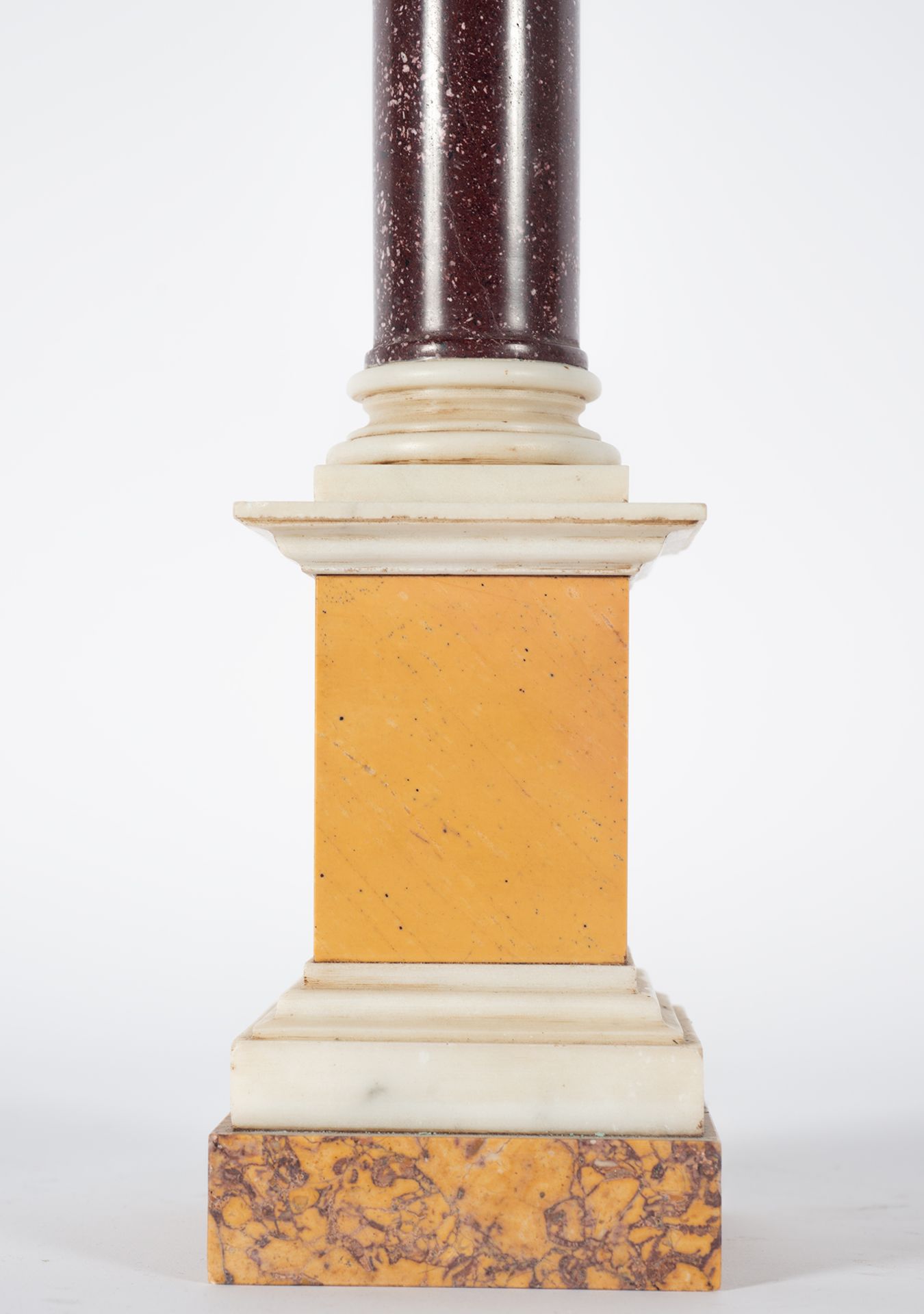 Neoclassicist column in porphyry, Italy, 19th - 20th centuries - Image 4 of 5