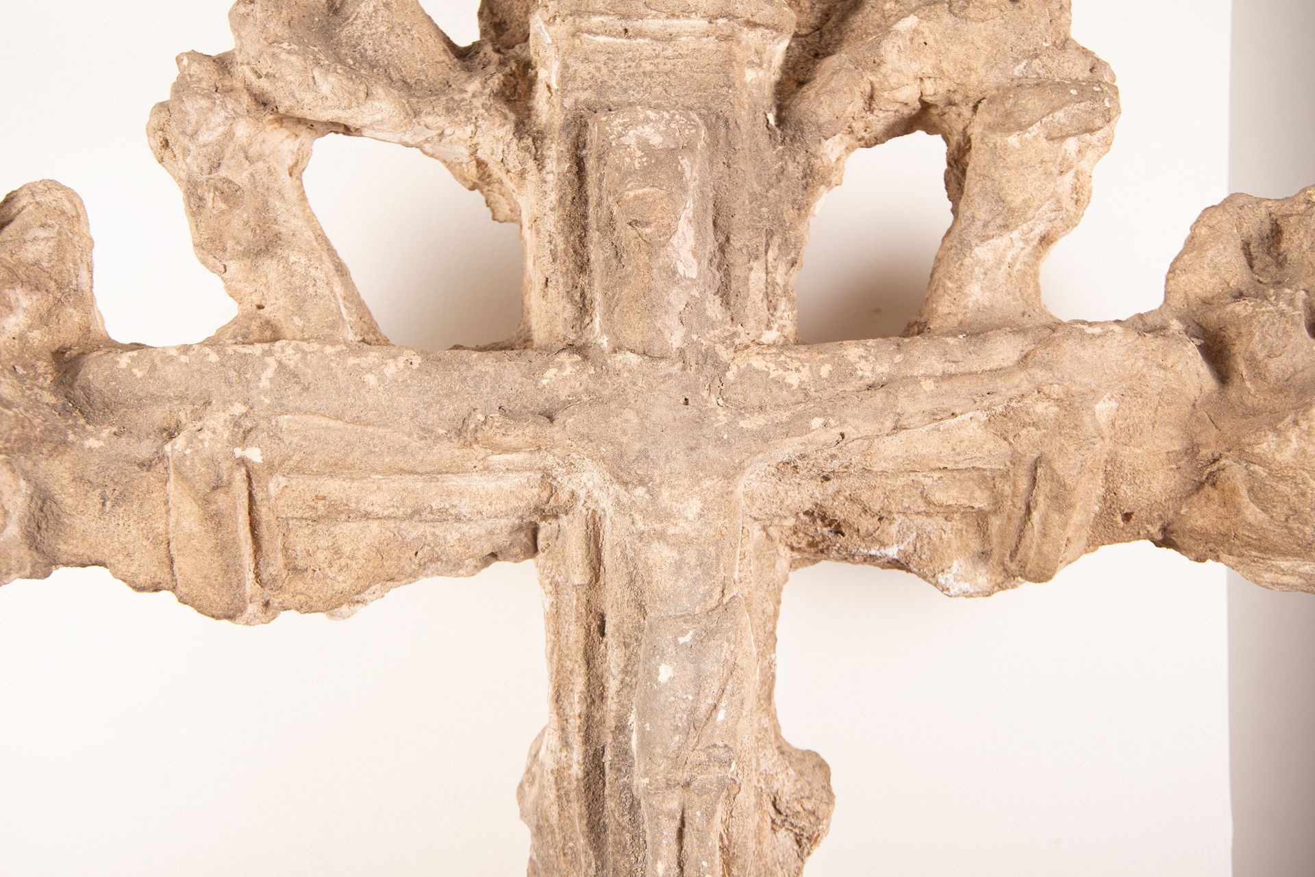 Gothic "Cruceiro" in stone, Galicia or Asturias, 13th - 14th centuries - Bild 2 aus 10
