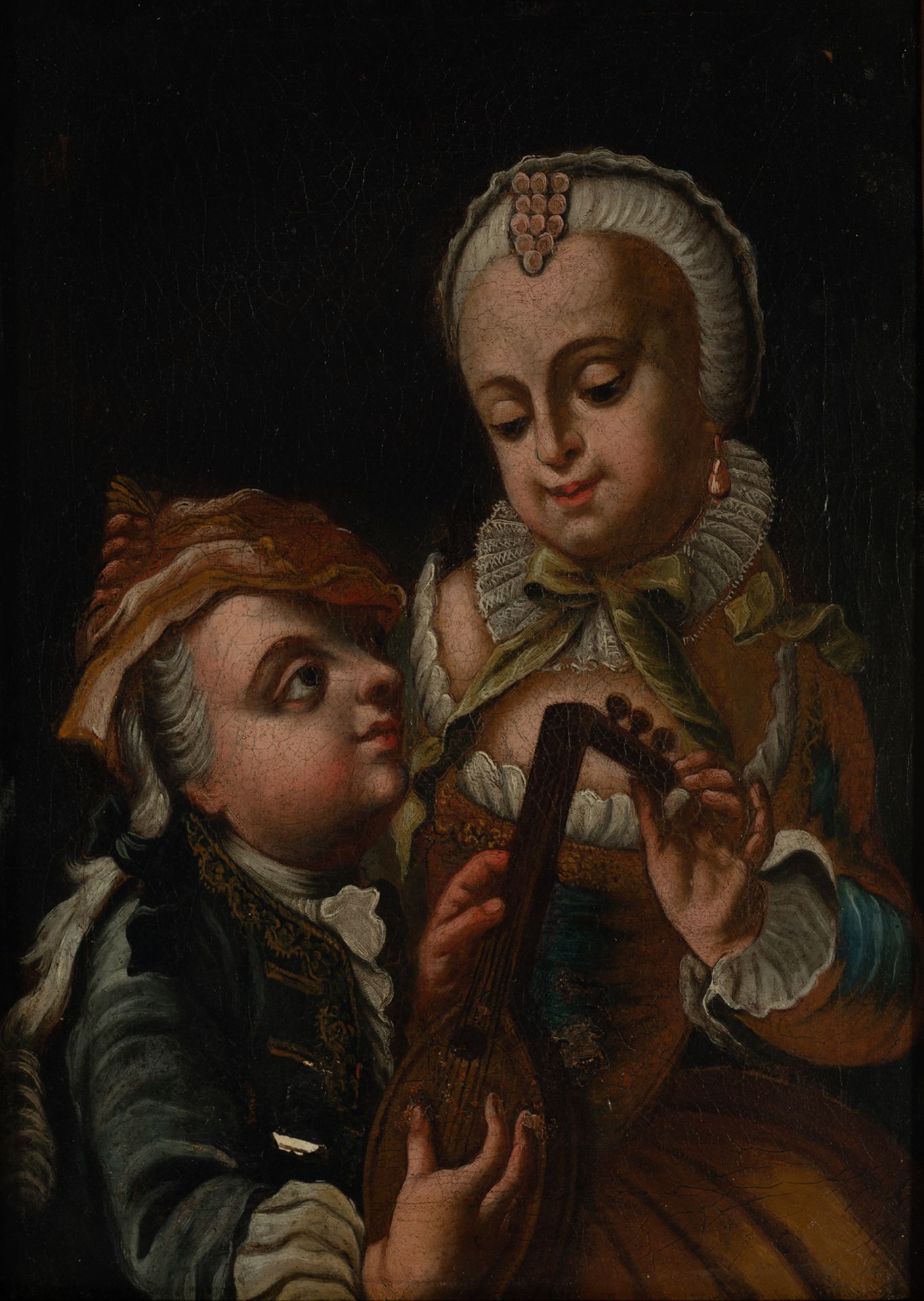 Pair of Jesters, Italian school of the 17th - 18th century - Bild 2 aus 7
