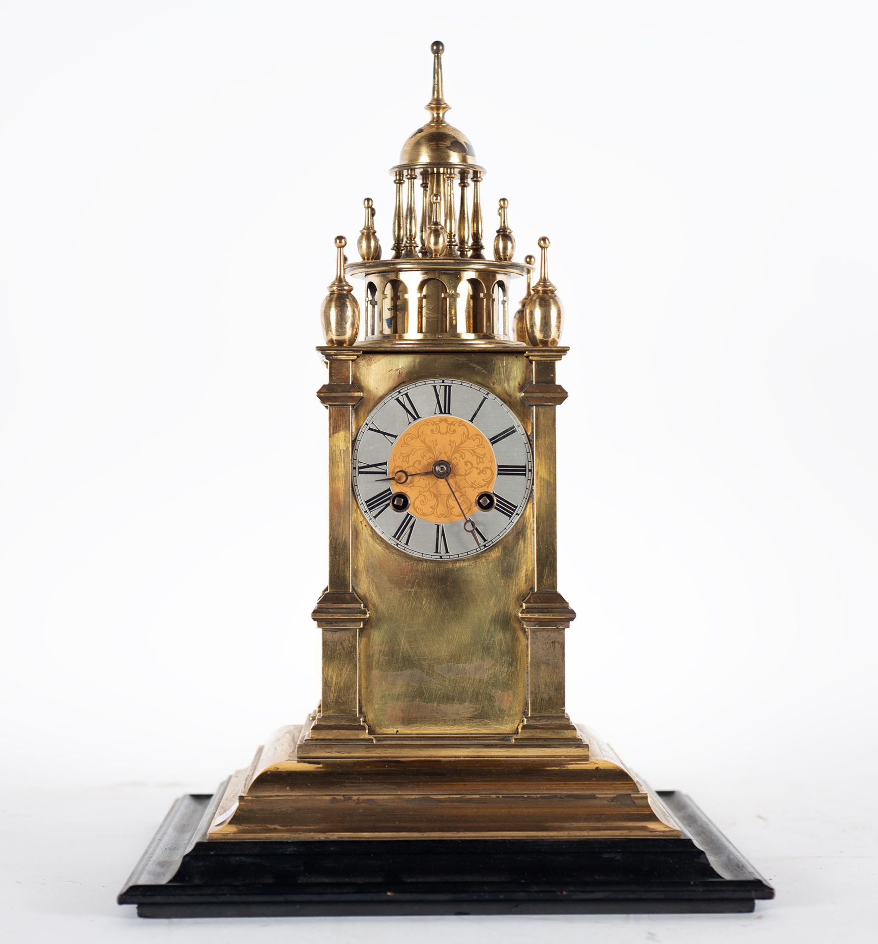 Nuremberg-type cathedral clock, 19th century