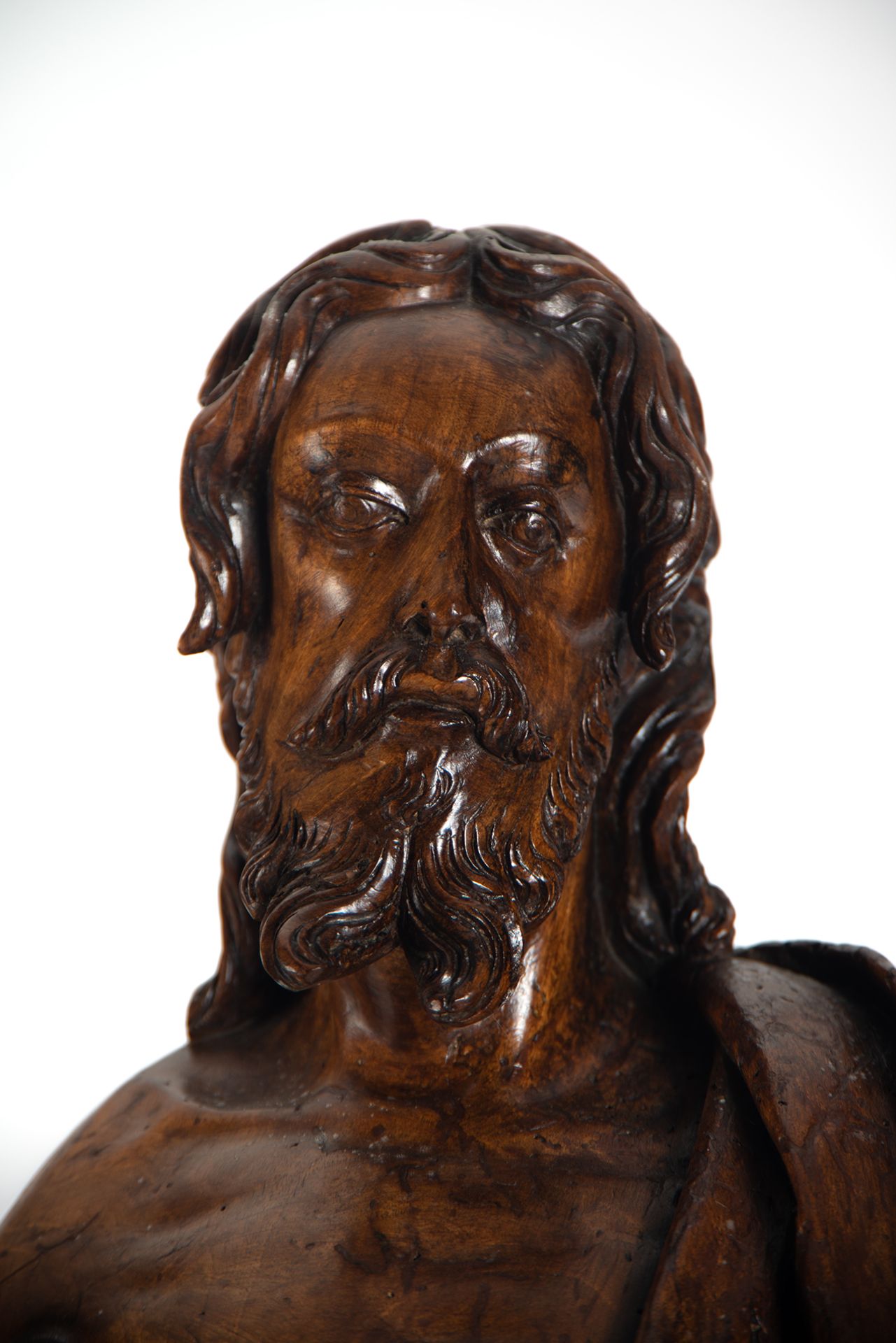 Exceptional carving of Saint John the Evangelist, school of Gil de Siloé (Burgos, 1493 - 1501) - Bild 5 aus 14