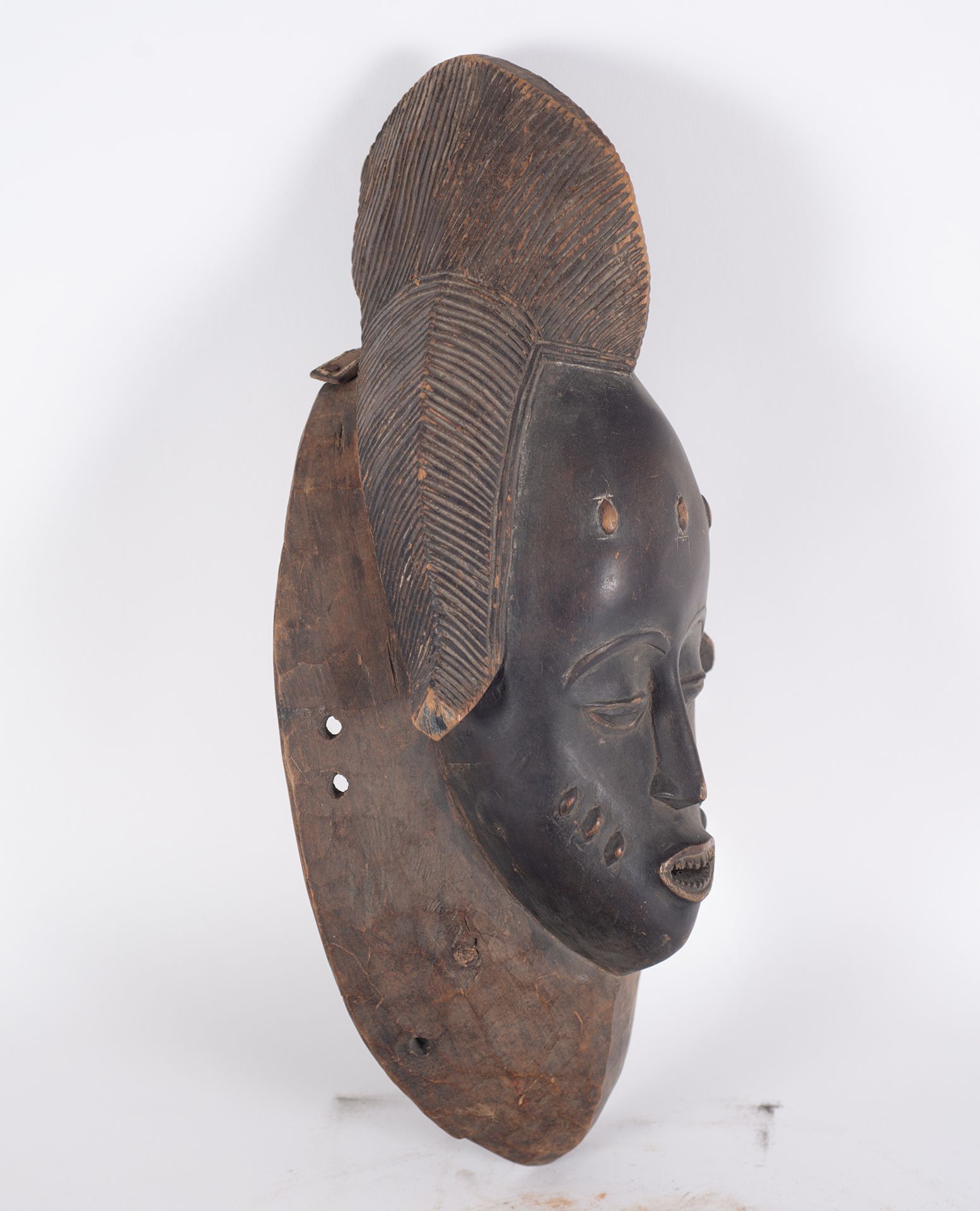 Baule or Guro mask, Ivory Coast - Bild 2 aus 4