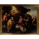 "The Adoration of the Shepherds", attributed to Antonio del Castillo y Saavedra (Córdoba, Spain, 161