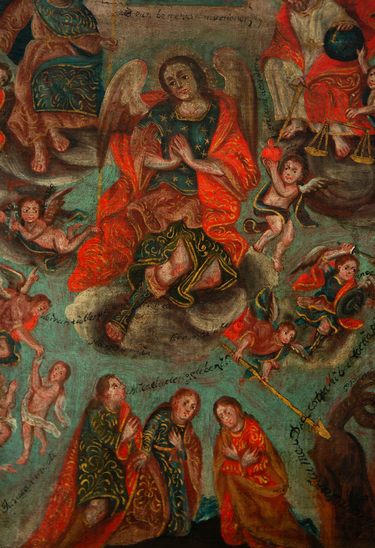 The Ascension of the Virgin Mary, Cuzco colonial school of the 17th century - Bild 2 aus 11