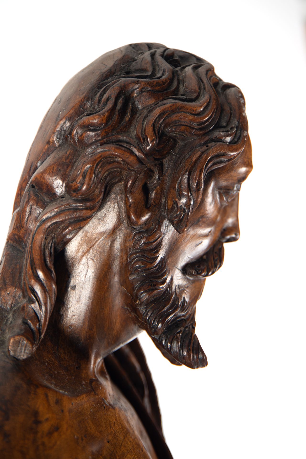 Exceptional carving of Saint John the Evangelist, school of Gil de Siloé (Burgos, 1493 - 1501) - Bild 10 aus 14