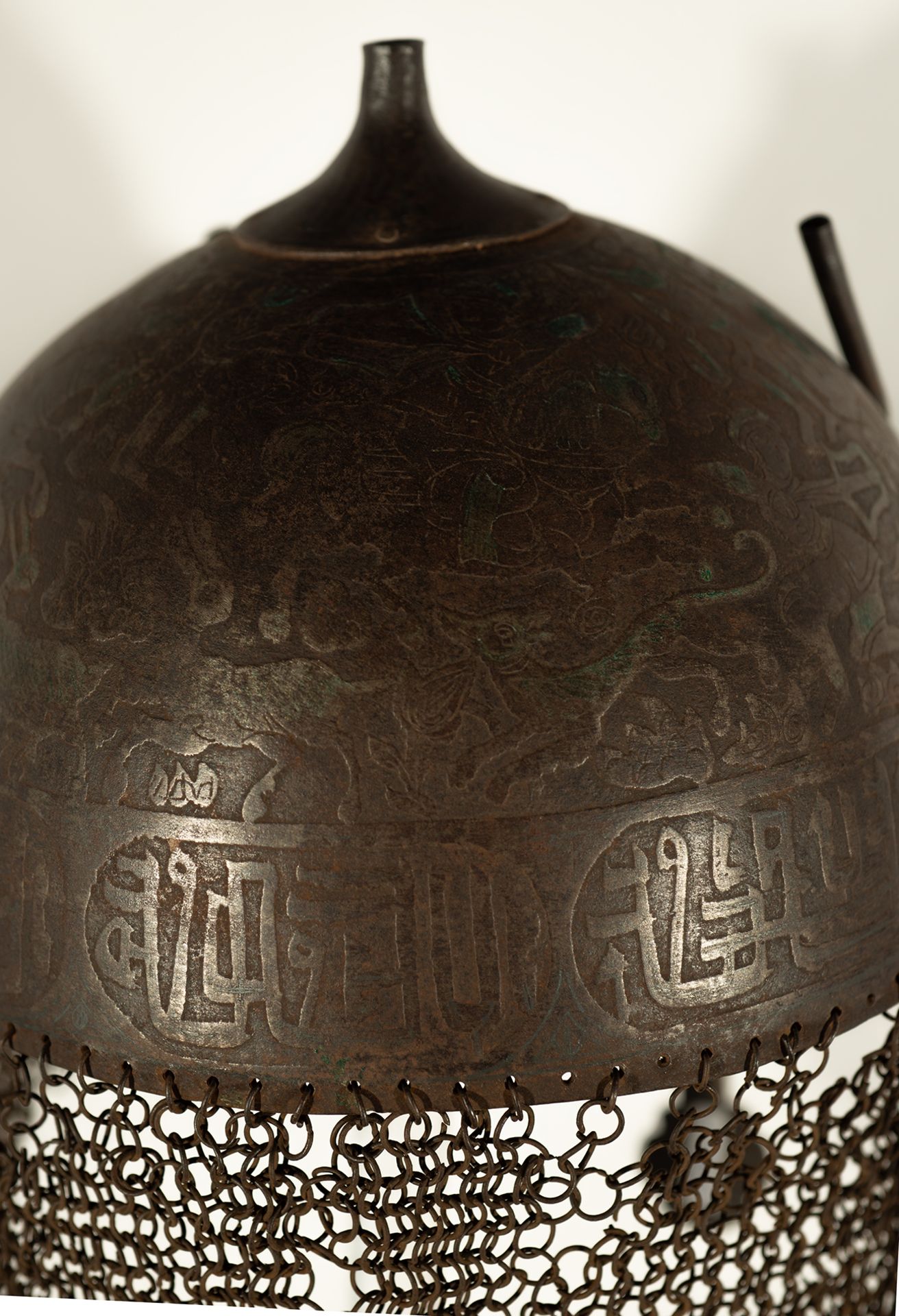 "Kulah Khud" Helmet of a Persian Infantry Knight, Central Asia, 19th century - Bild 4 aus 6